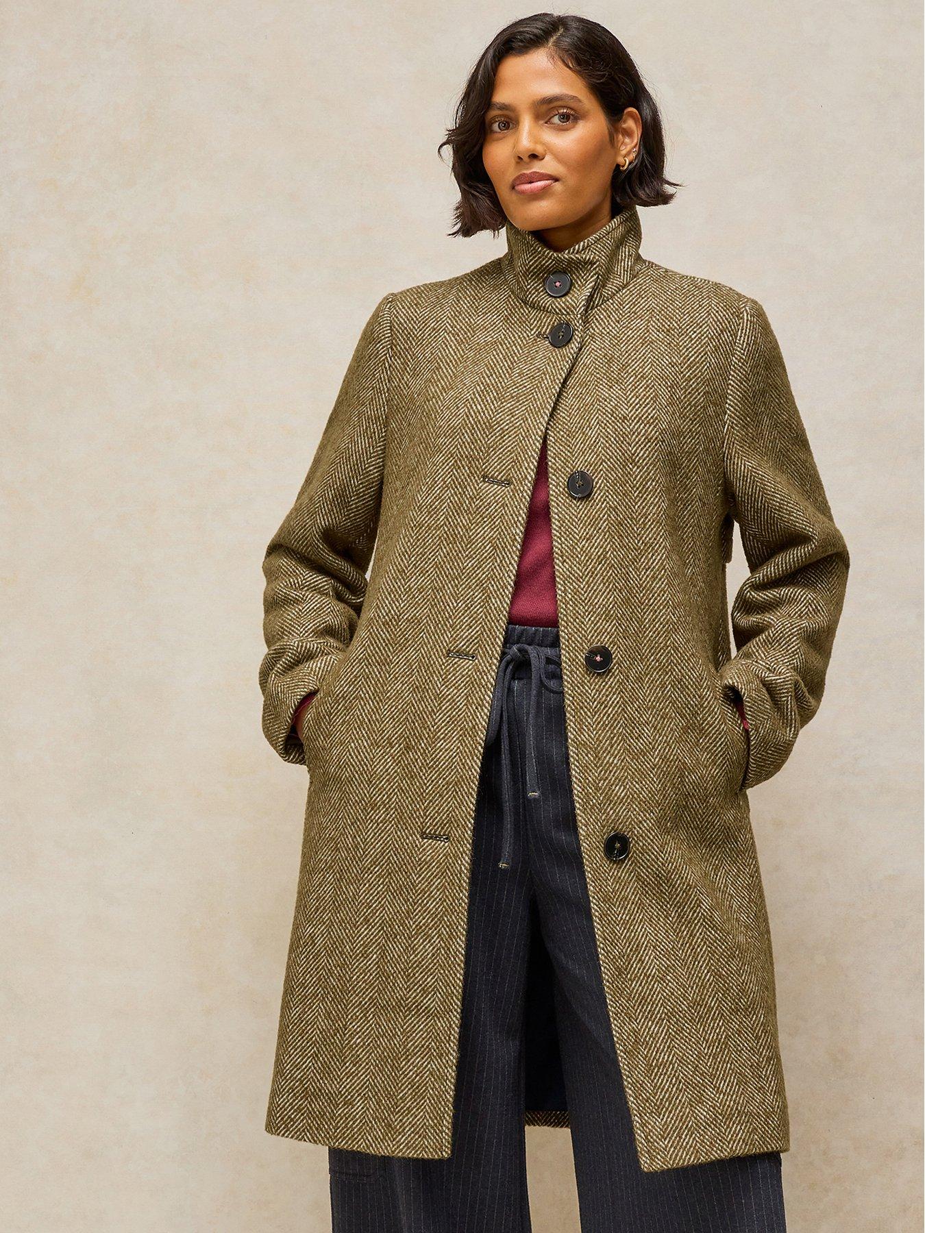 Image 1 of 5 of White Stuff Kaia Tweedy Coat