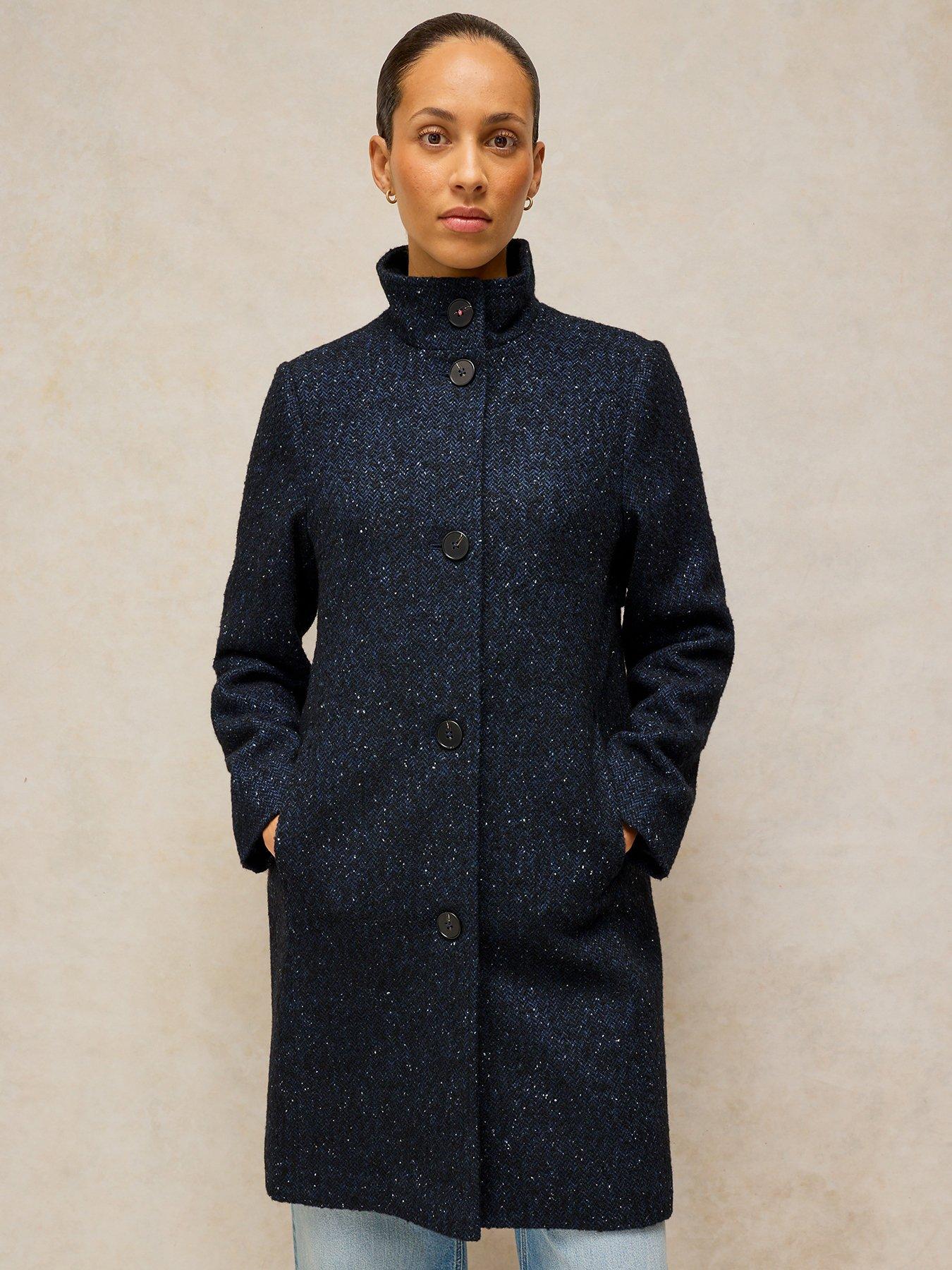 Image 1 of 6 of White Stuff Kaia Tweedy Coat