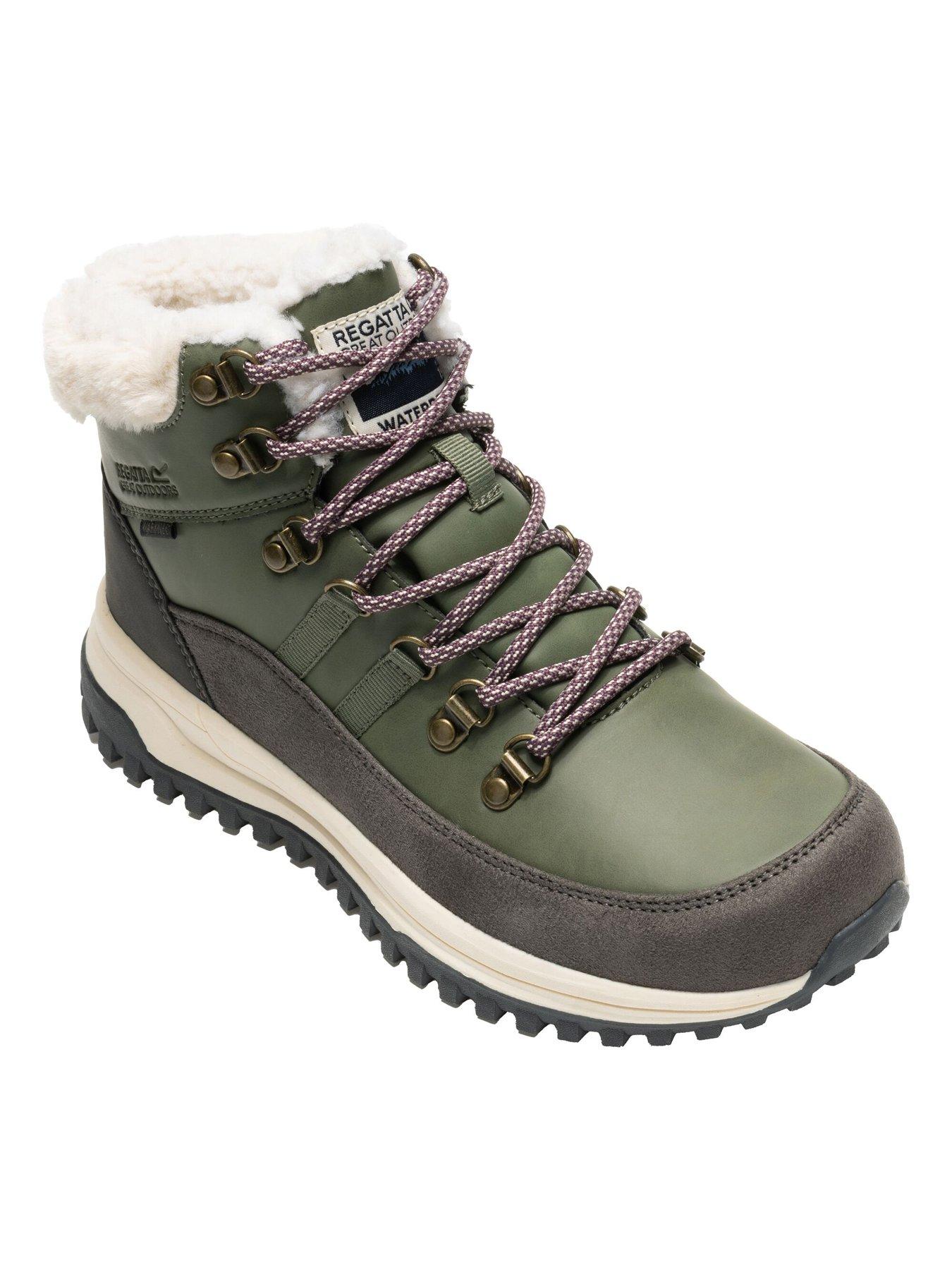 Image 6 of 7 of Regatta Womens Elbourne Insulated Boots-dark Khaki / Fig
