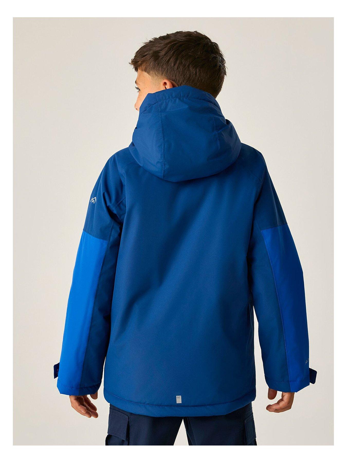 Image 3 of 7 of Regatta Kids Hillain Warm Lined Waterproof Insulated Jacket -aviator Blue/olympian Blue