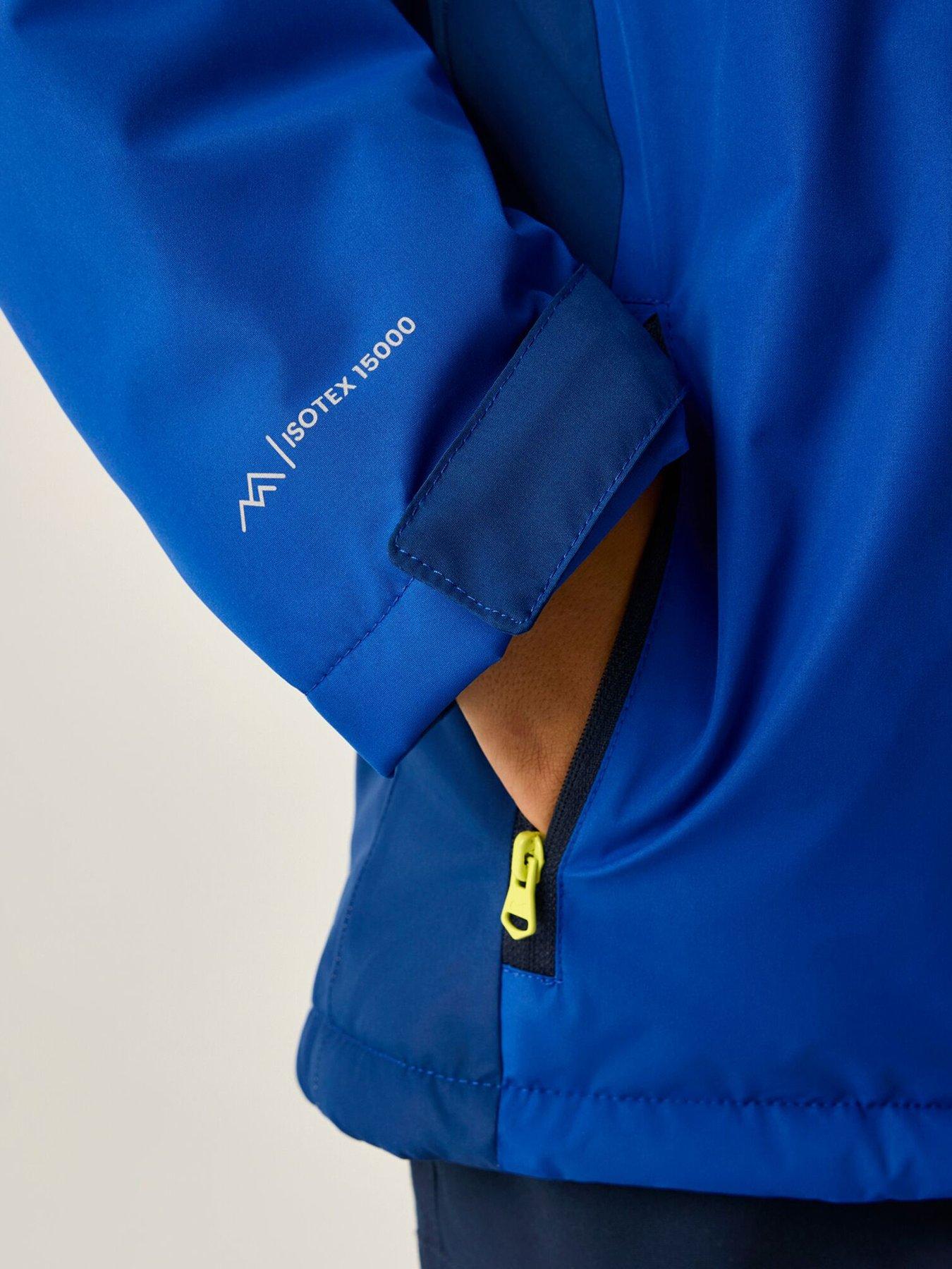 Image 4 of 7 of Regatta Kids Hillain Warm Lined Waterproof Insulated Jacket -aviator Blue/olympian Blue