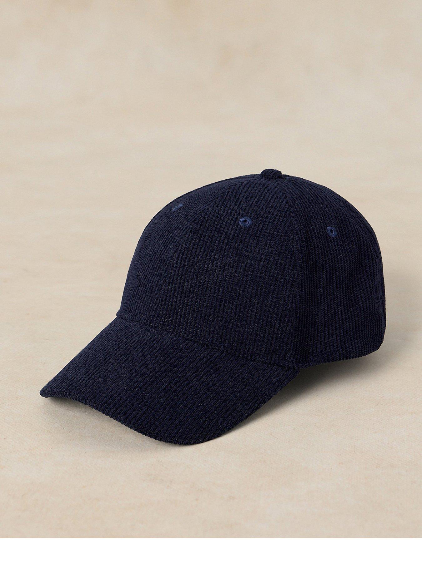 White Stuff Cord Baseball Cap - Blue