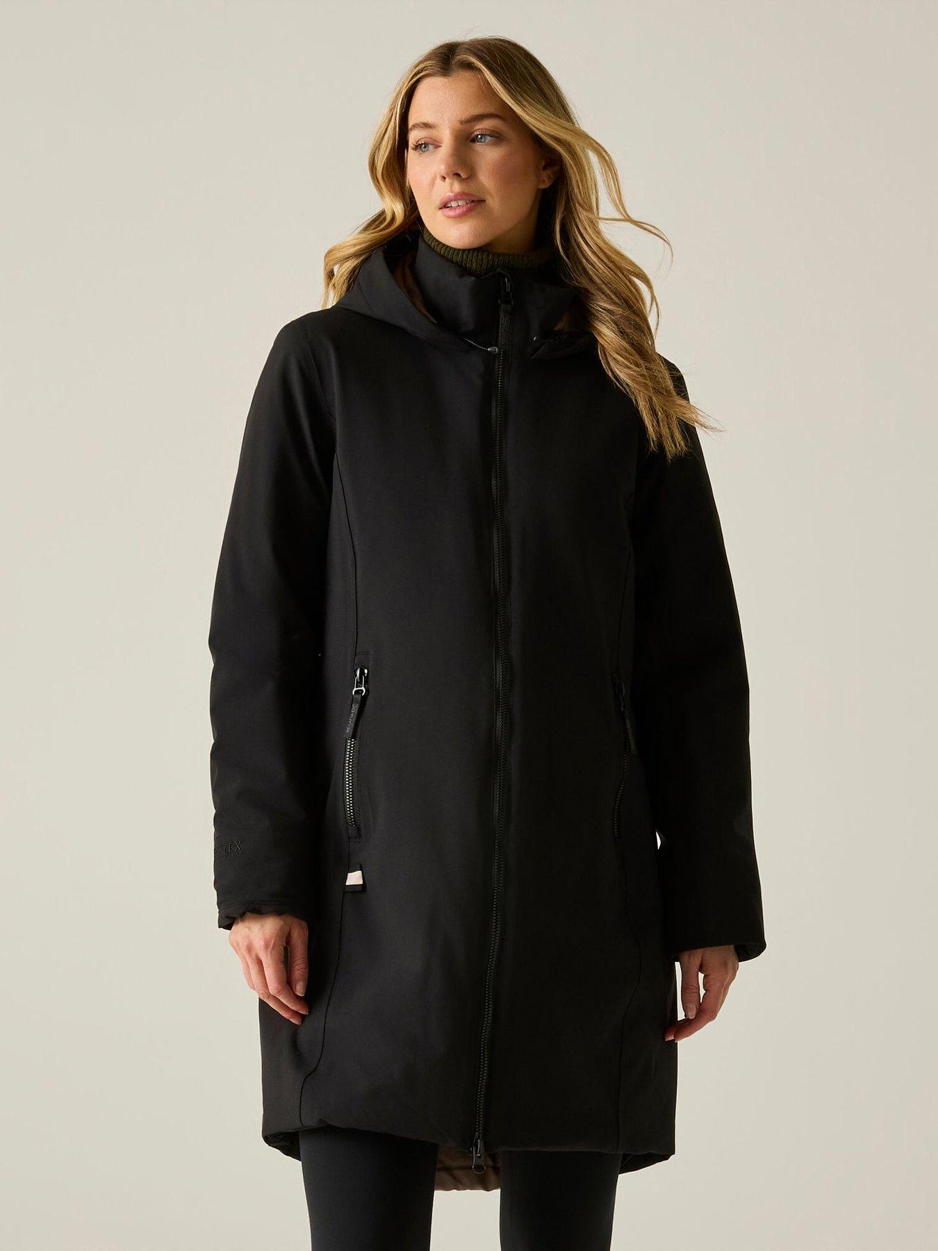 Regatta Ladies Women's Marron Waterproof Insulated Jacket-black(mocha)