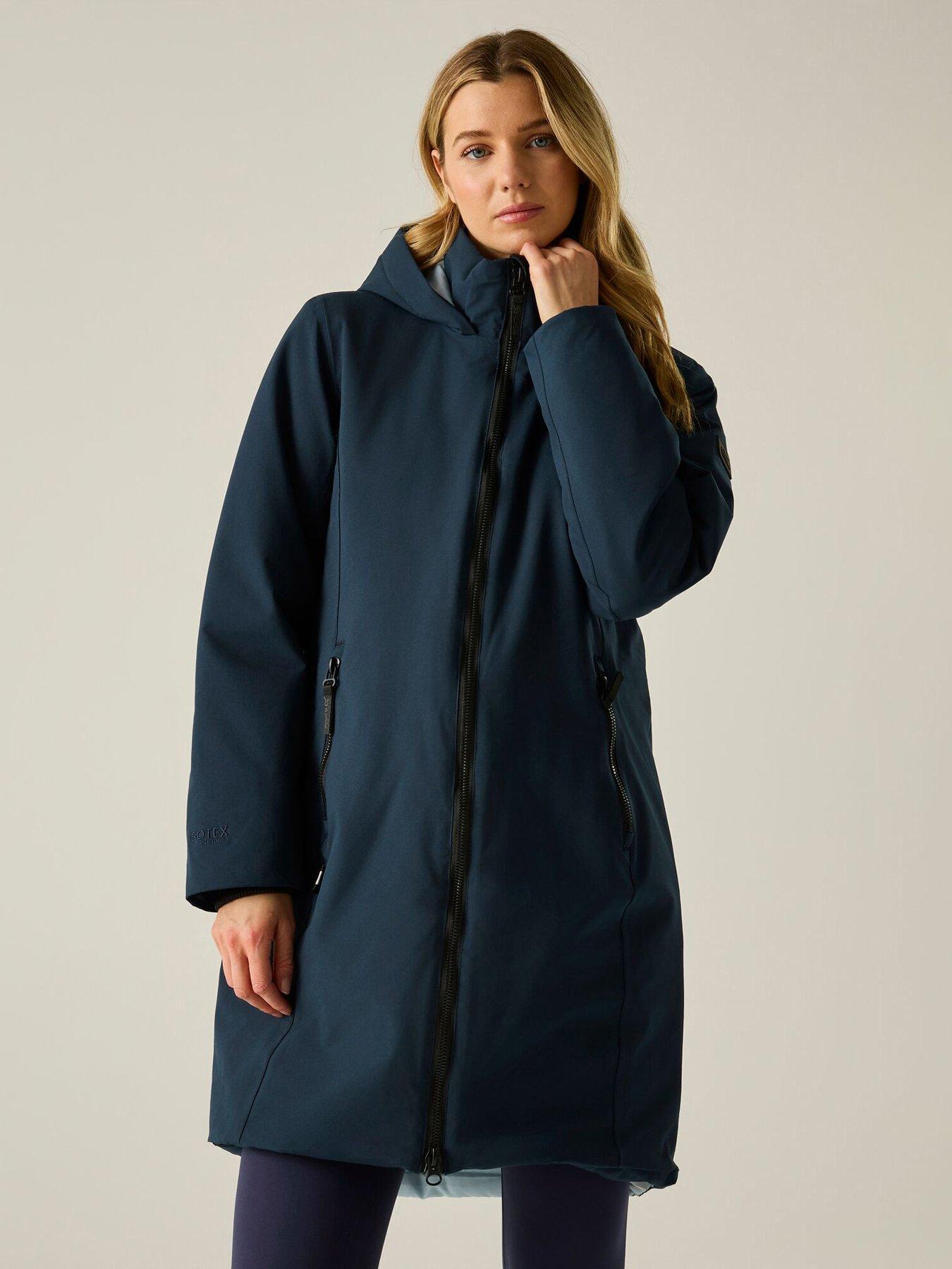 Image 1 of 7 of Regatta Ladies Women's Marron Waterproof Insulated Jacket-navy(skyway)