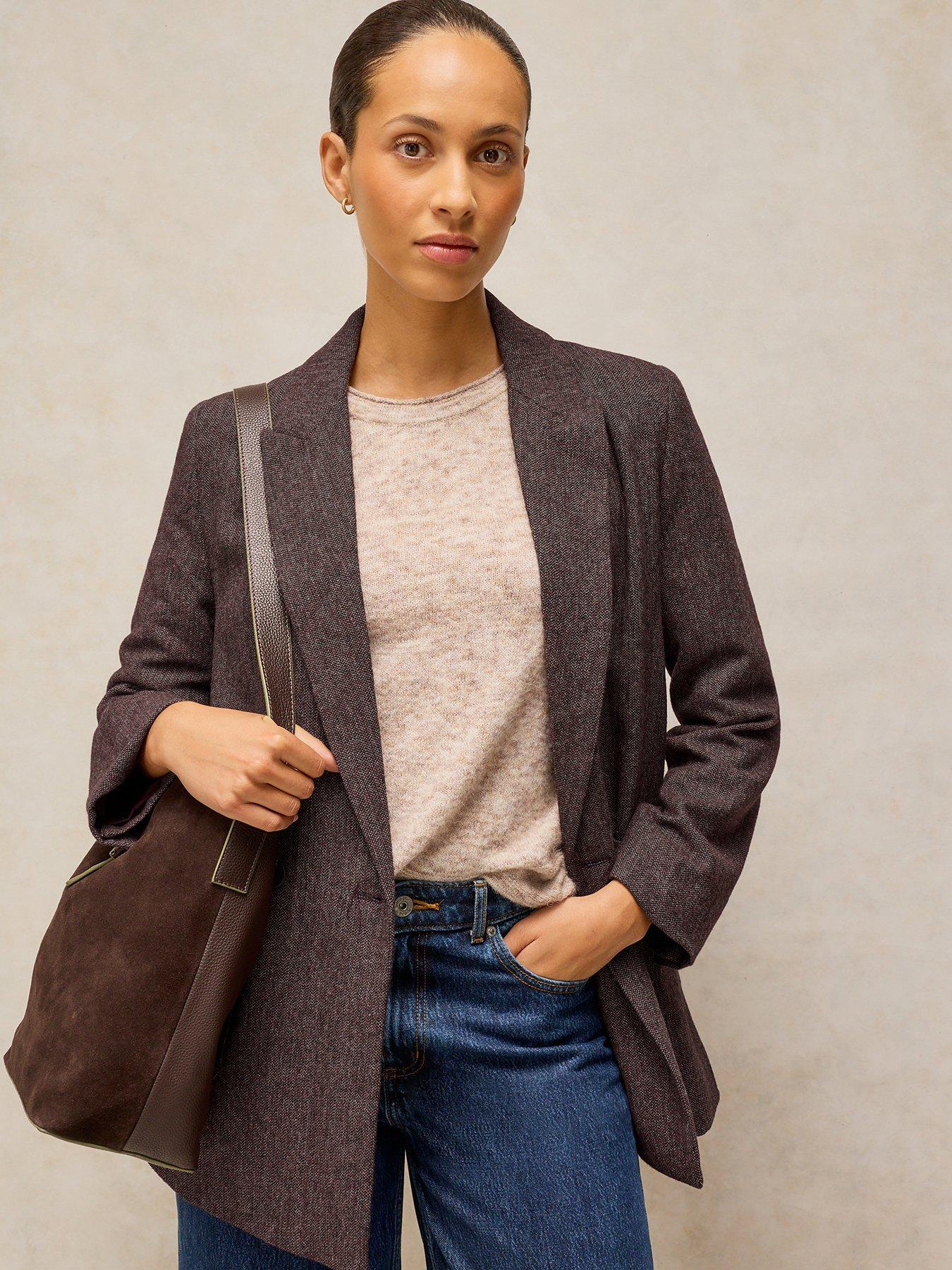 Image 1 of 5 of White Stuff Sasha Tweedy Blazer