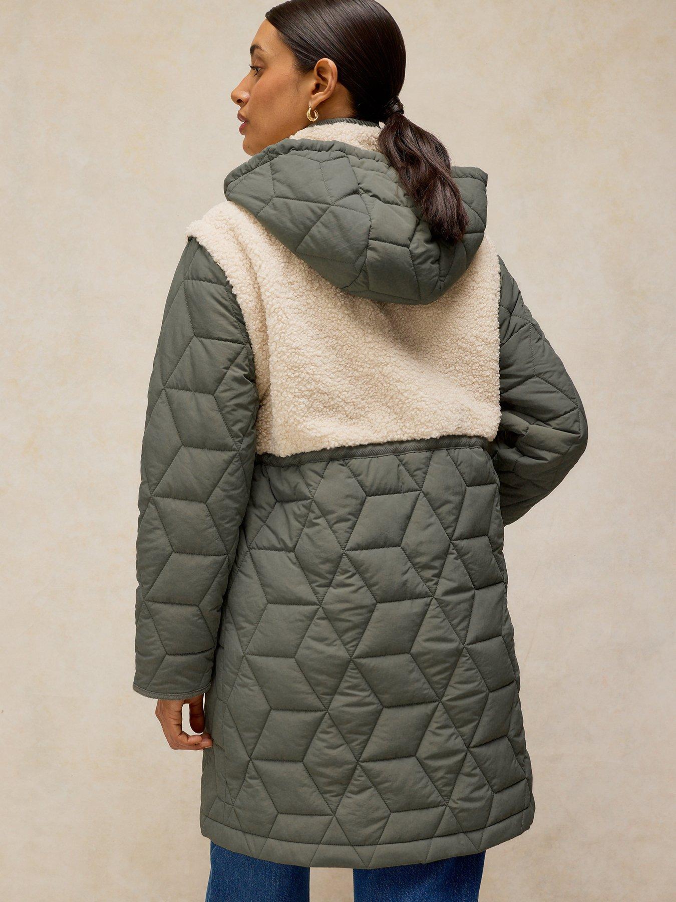 Image 2 of 5 of White Stuff Alina Multiway Borg Puffer