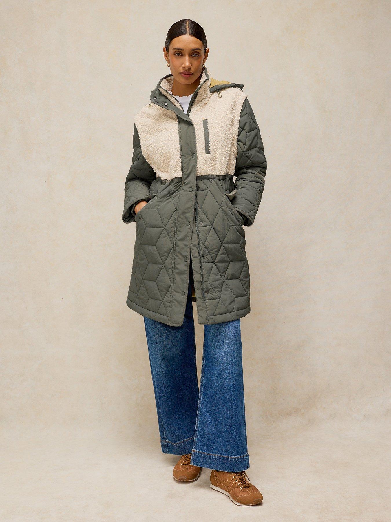 Image 3 of 5 of White Stuff Alina Multiway Borg Puffer