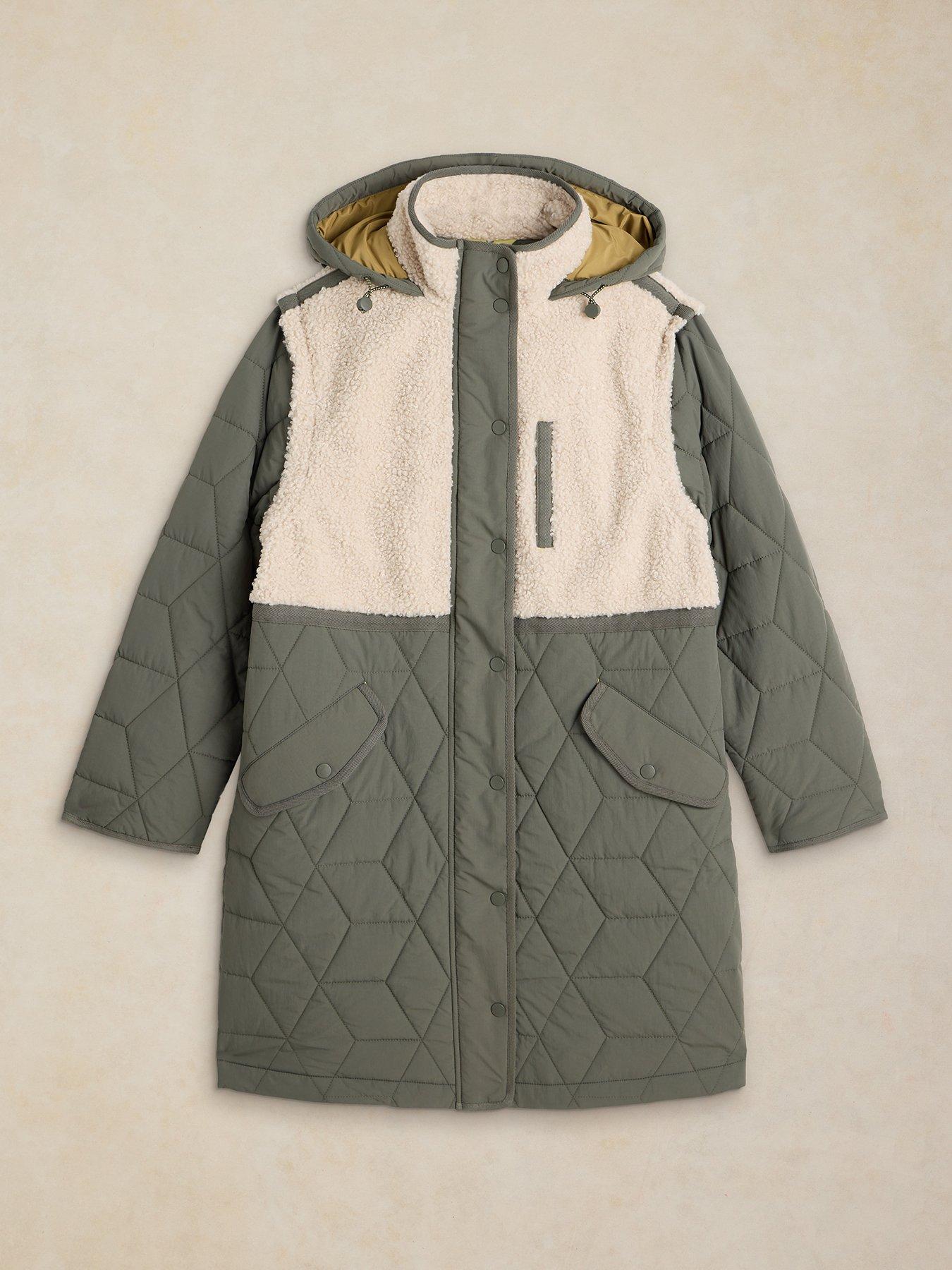 Image 5 of 5 of White Stuff Alina Multiway Borg Puffer