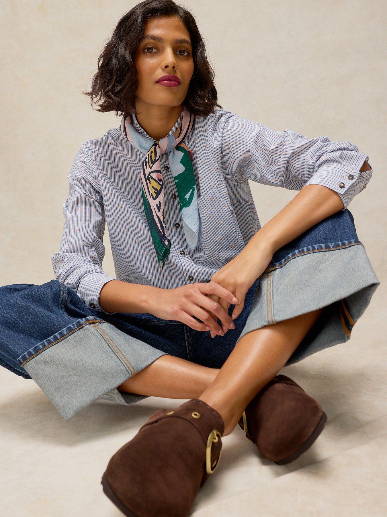 Image 4 of 6 of White Stuff Libby Cotton Shirt