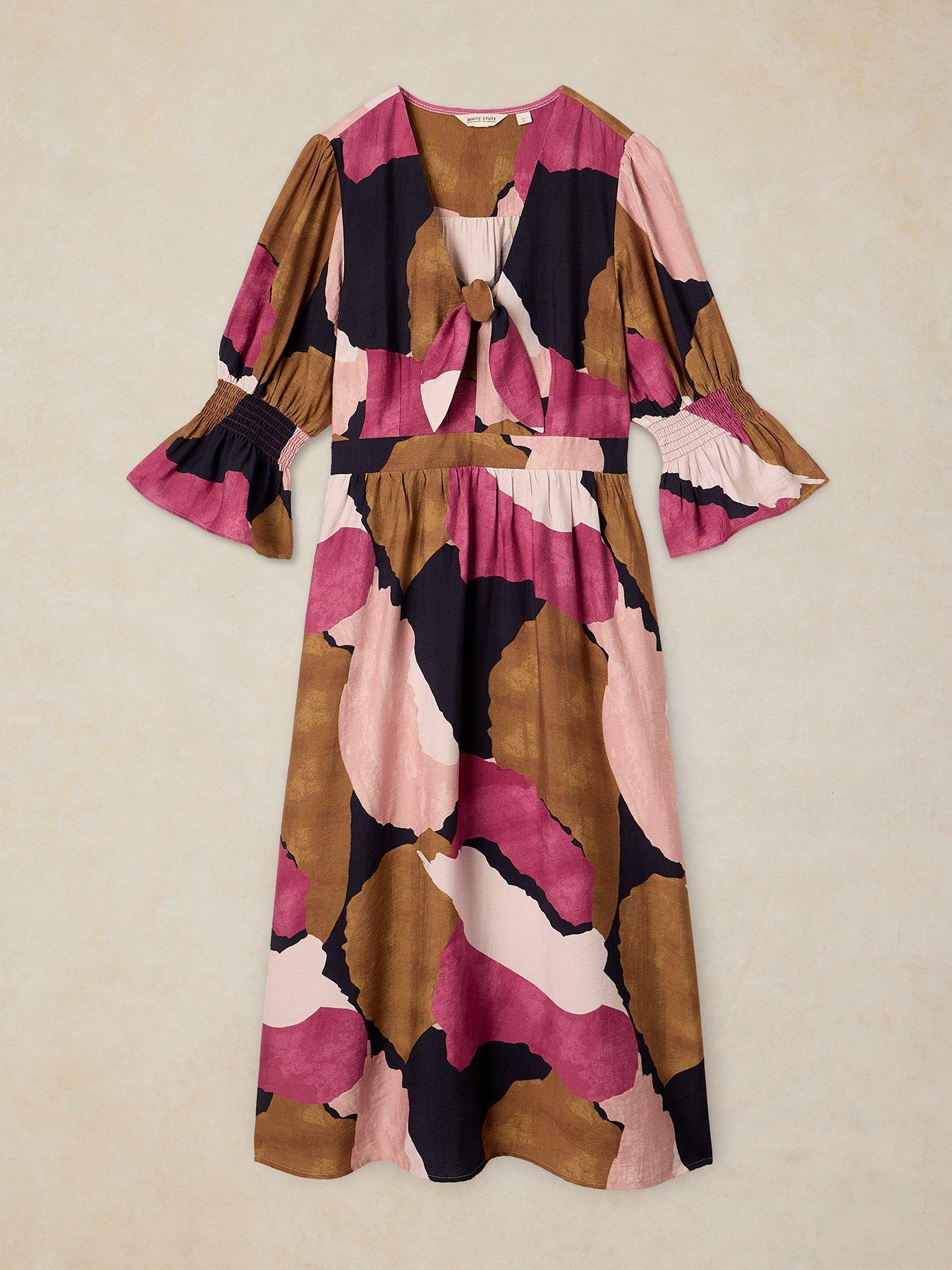 Image 5 of 6 of White Stuff Maisie Knot Dress