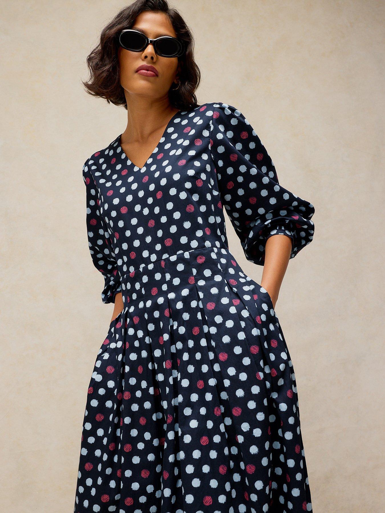 Image 3 of 6 of White Stuff Sierra Pleat Dress