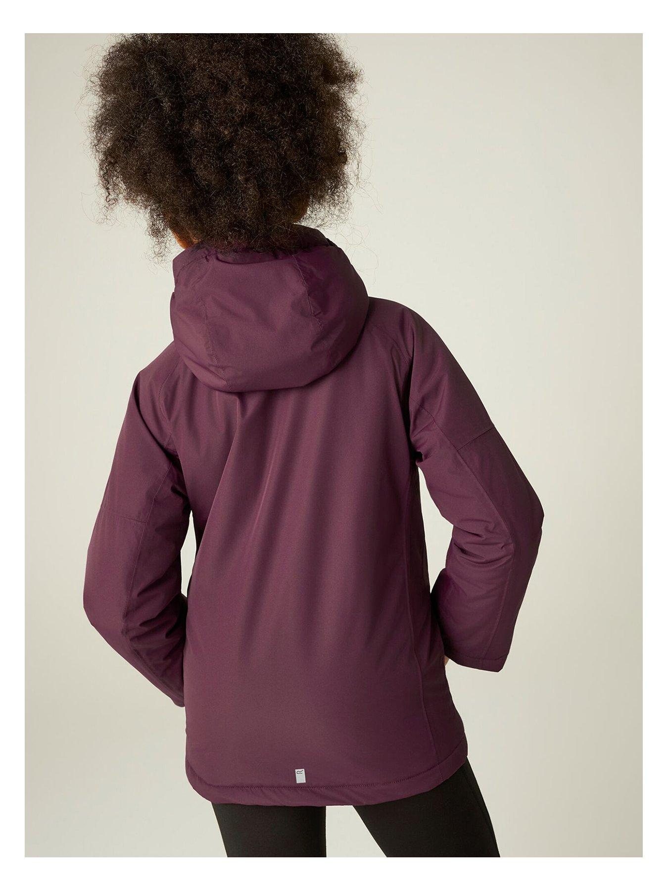 Image 3 of 7 of Regatta Kids Hillain Warm Lined Waterproof Insulated Jacket -fig(powder Lilac)