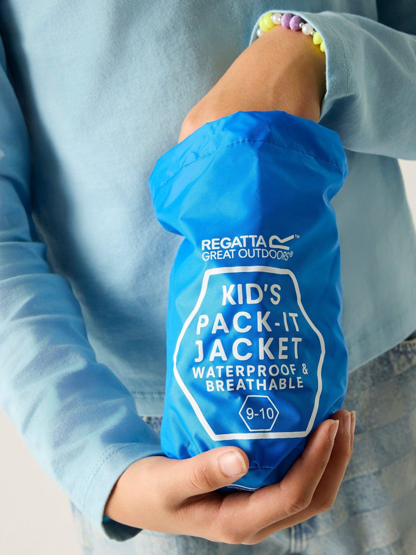 Image 7 of 7 of Regatta Kids Pack It Jacket Iii -sonic Blue
