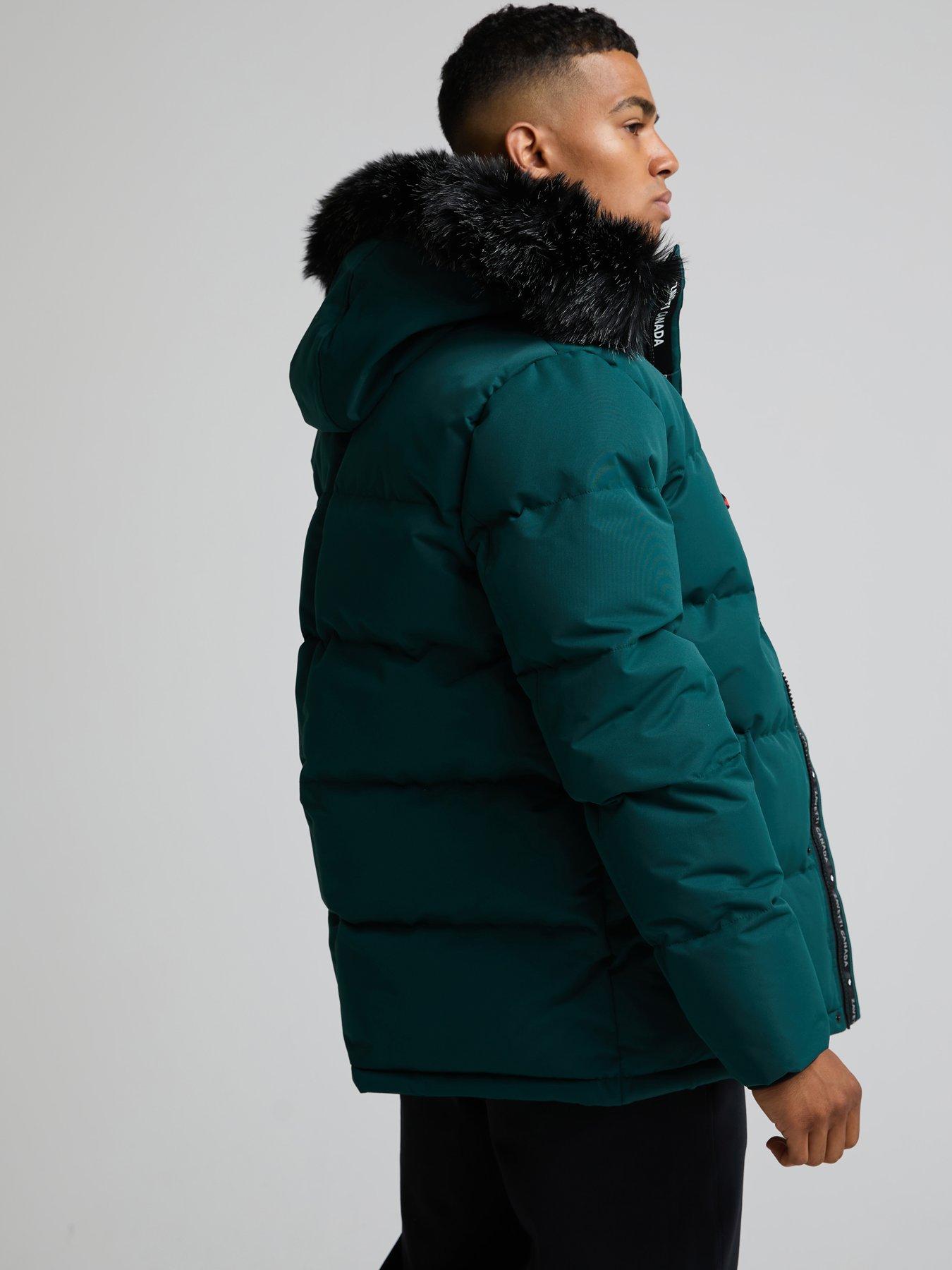 Image 2 of 5 of Zavetti Canada Zavetti Canada Oshawa 2.0 Padded Parka Jacket - Green