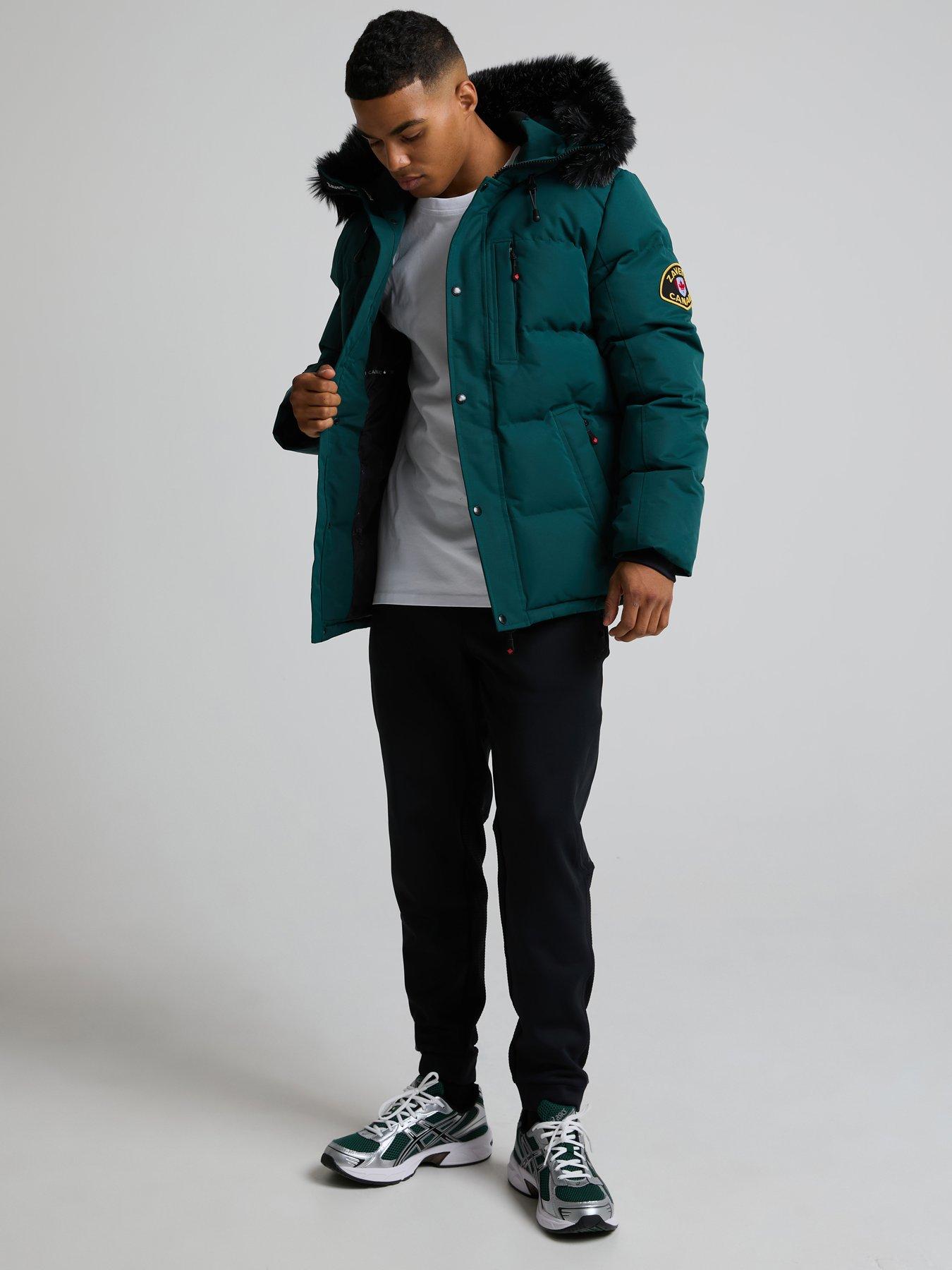 Image 3 of 5 of Zavetti Canada Zavetti Canada Oshawa 2.0 Padded Parka Jacket - Green