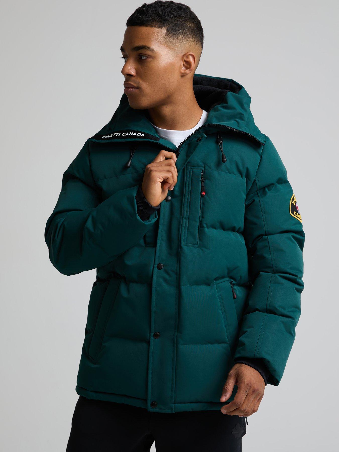 Image 4 of 5 of Zavetti Canada Zavetti Canada Oshawa 2.0 Padded Parka Jacket - Green