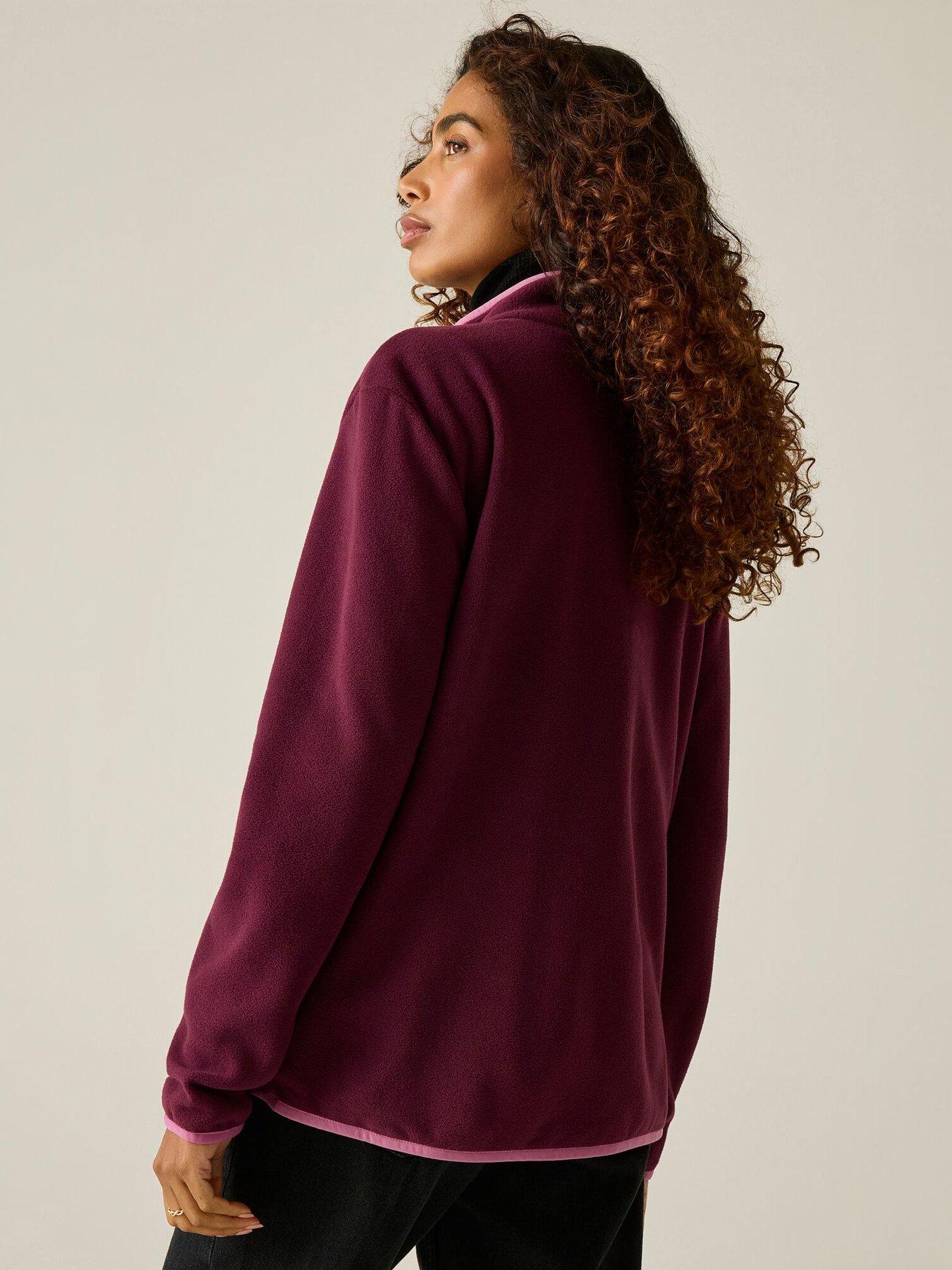 Image 4 of 7 of Regatta Ladies Women's Frankie Full Zip Fleece-fig/violet