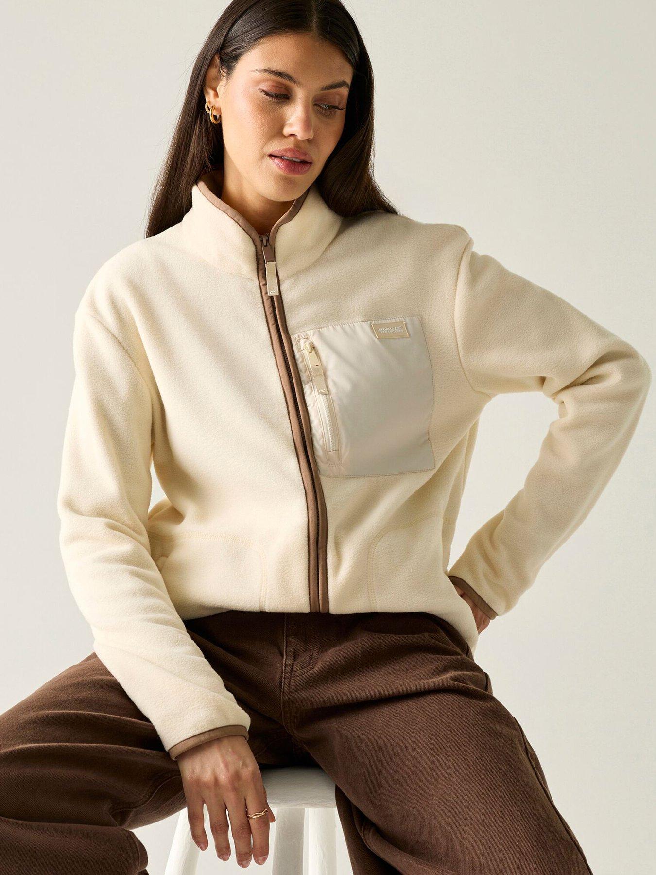 Regatta Ladies Women's Frankie Full Zip Fleece-light Vanilla/mocha