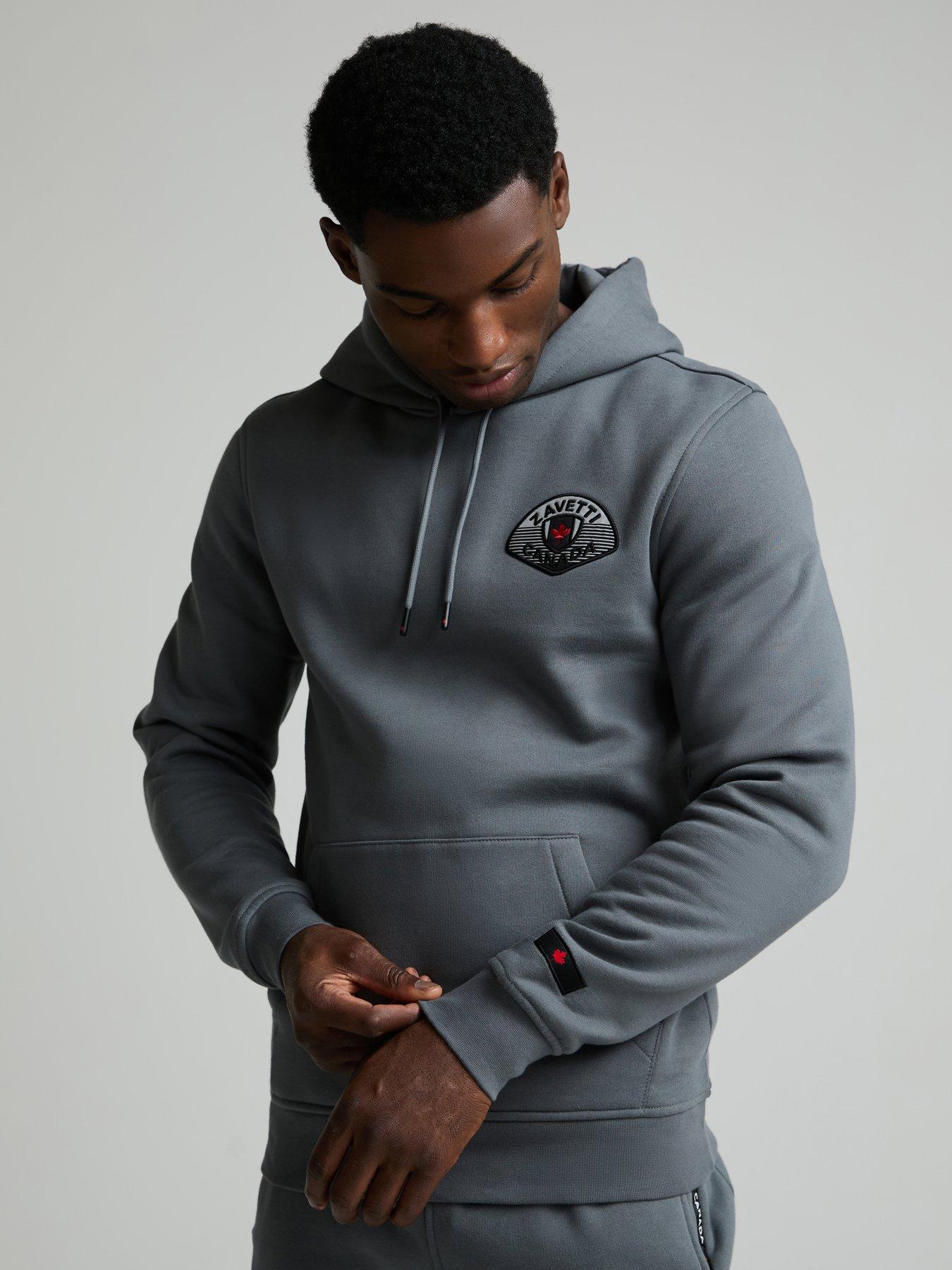 Zavetti Canada Bottacini Compatto Pullover Hoodie - Dark Grey