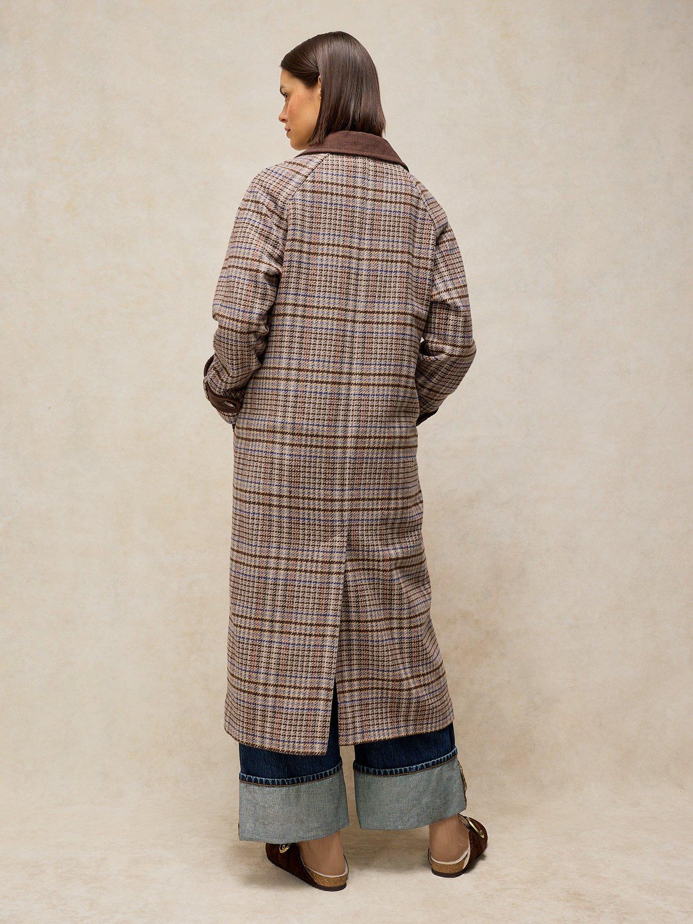 Image 2 of 5 of White Stuff Emmeline Check Coat
