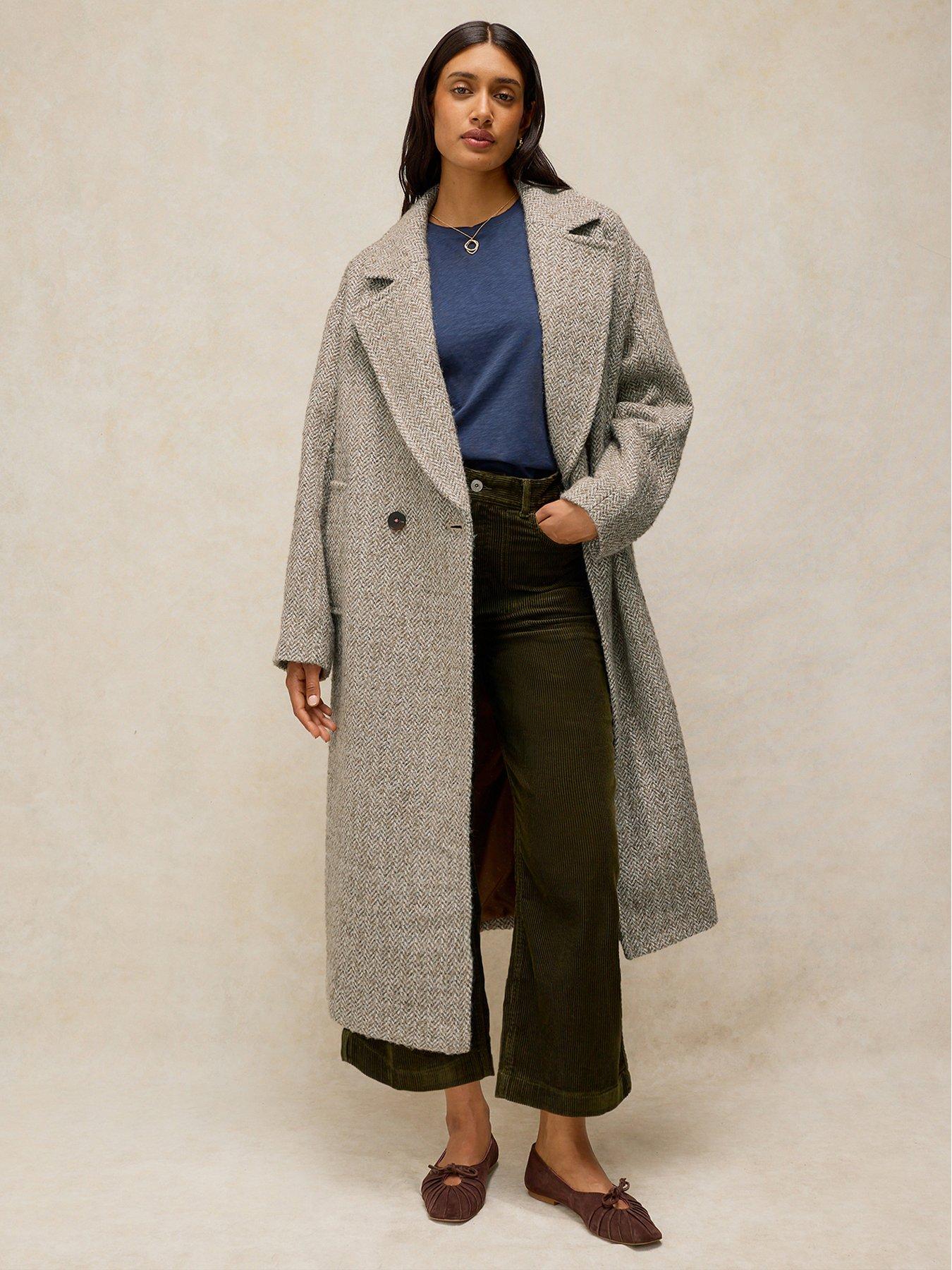 Image 1 of 6 of White Stuff Camilla Crombie Coat