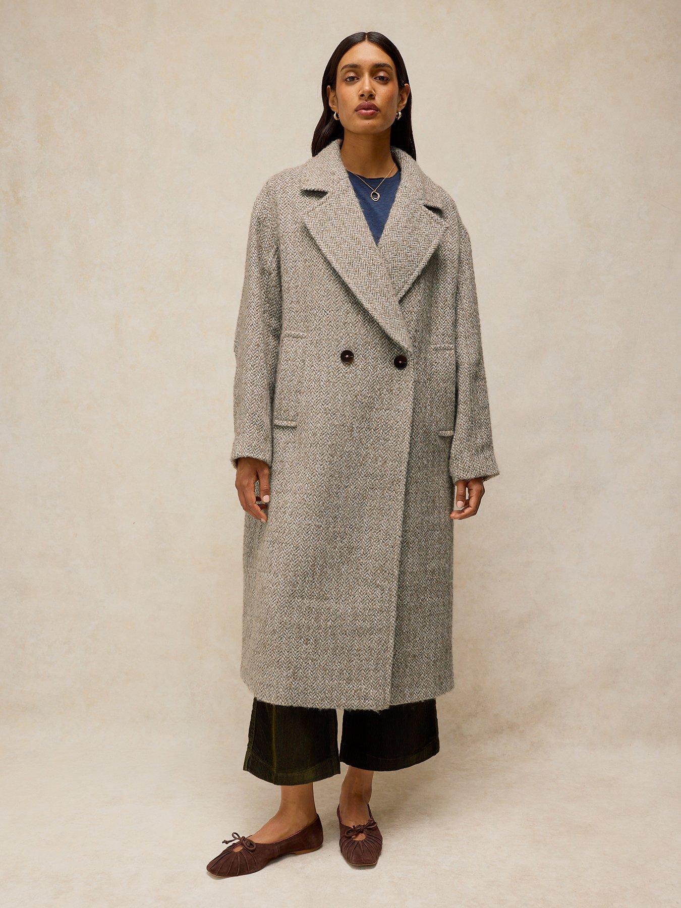 Image 3 of 6 of White Stuff Camilla Crombie Coat