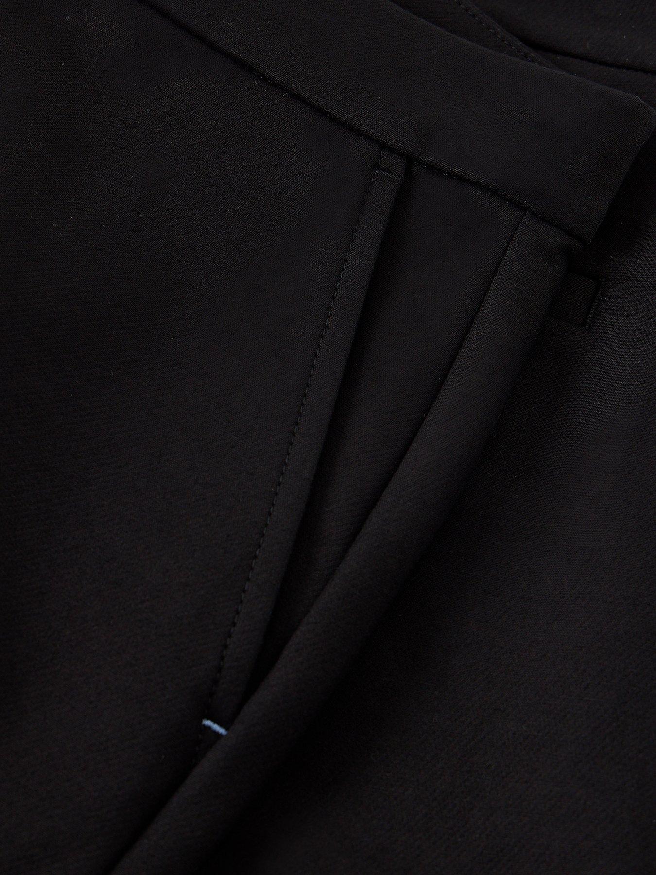 Image 6 of 6 of White Stuff Illy Crop Straight Trousers - Black