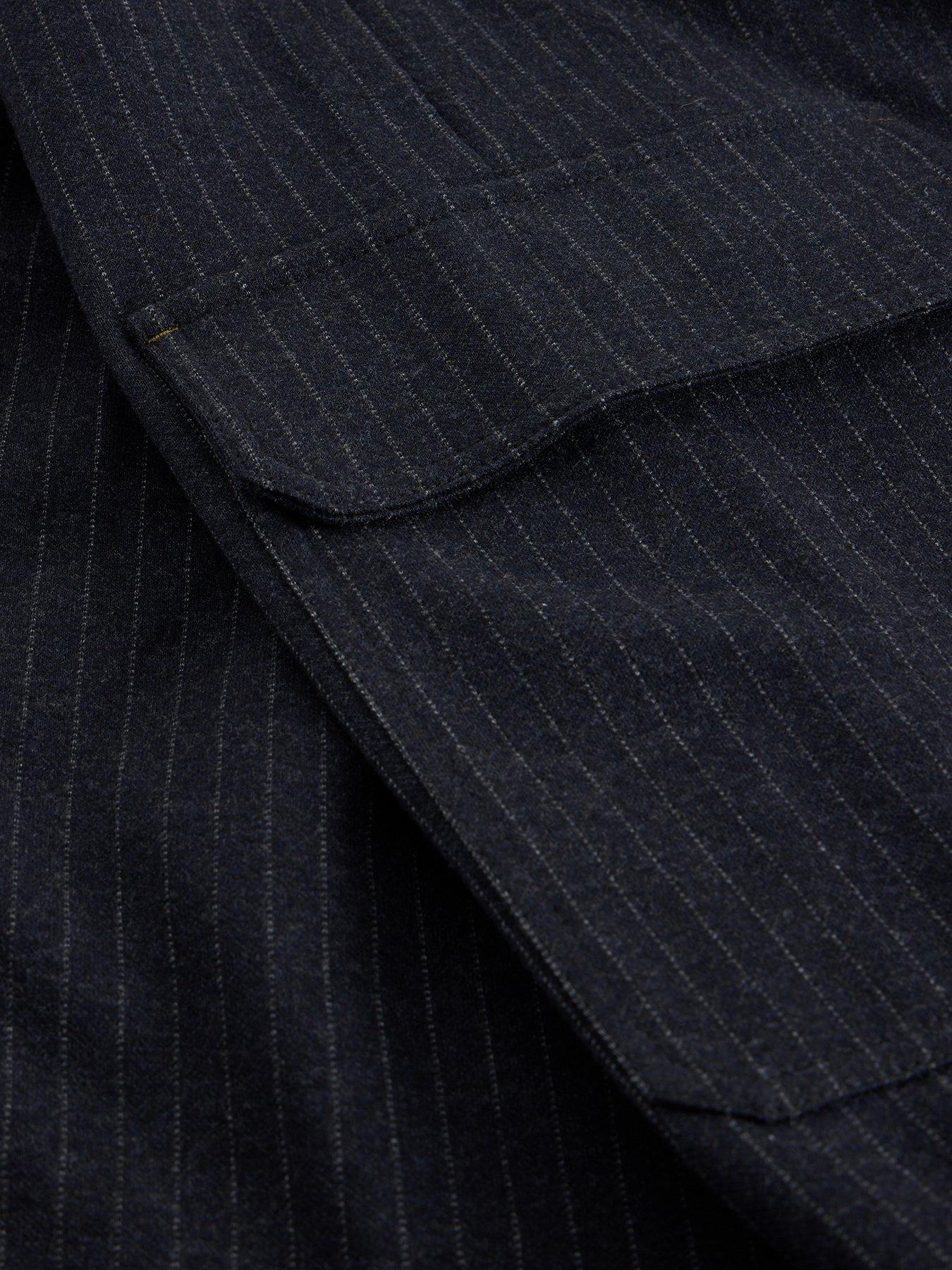 Image 6 of 6 of White Stuff Teagan Stripe Wide Leg Trousers - Blue