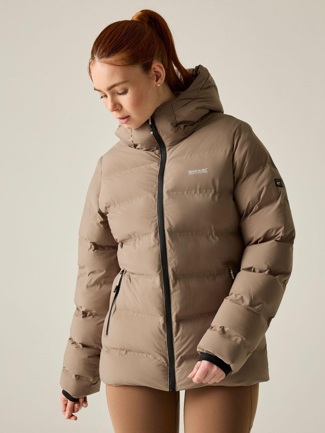 Image 2 of 7 of Regatta Womens Altoro Thermal Hooded Quilted Jacket - Brown