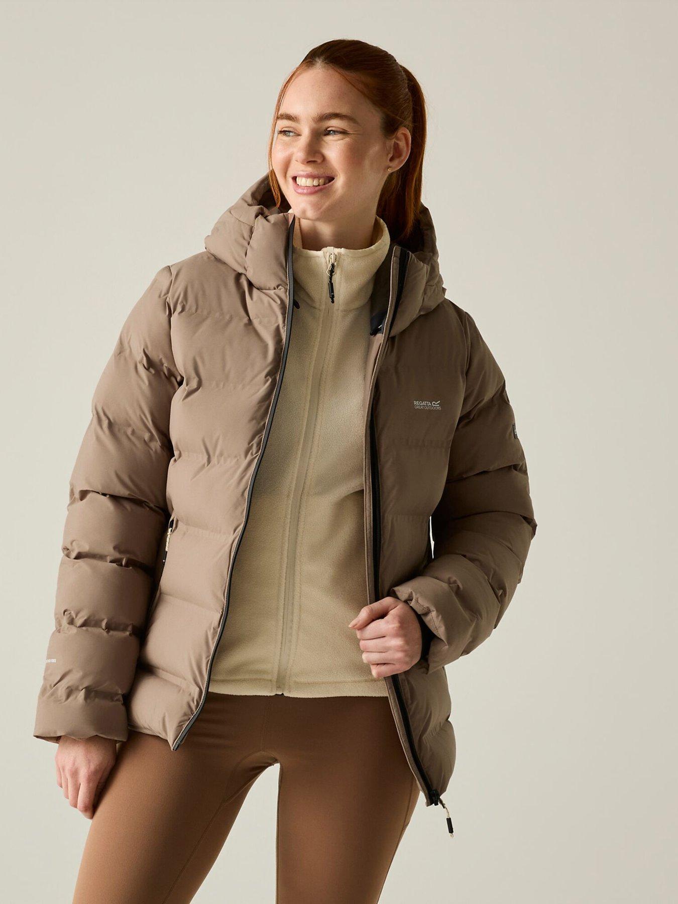 Image 4 of 7 of Regatta Womens Altoro Thermal Hooded Quilted Jacket - Brown