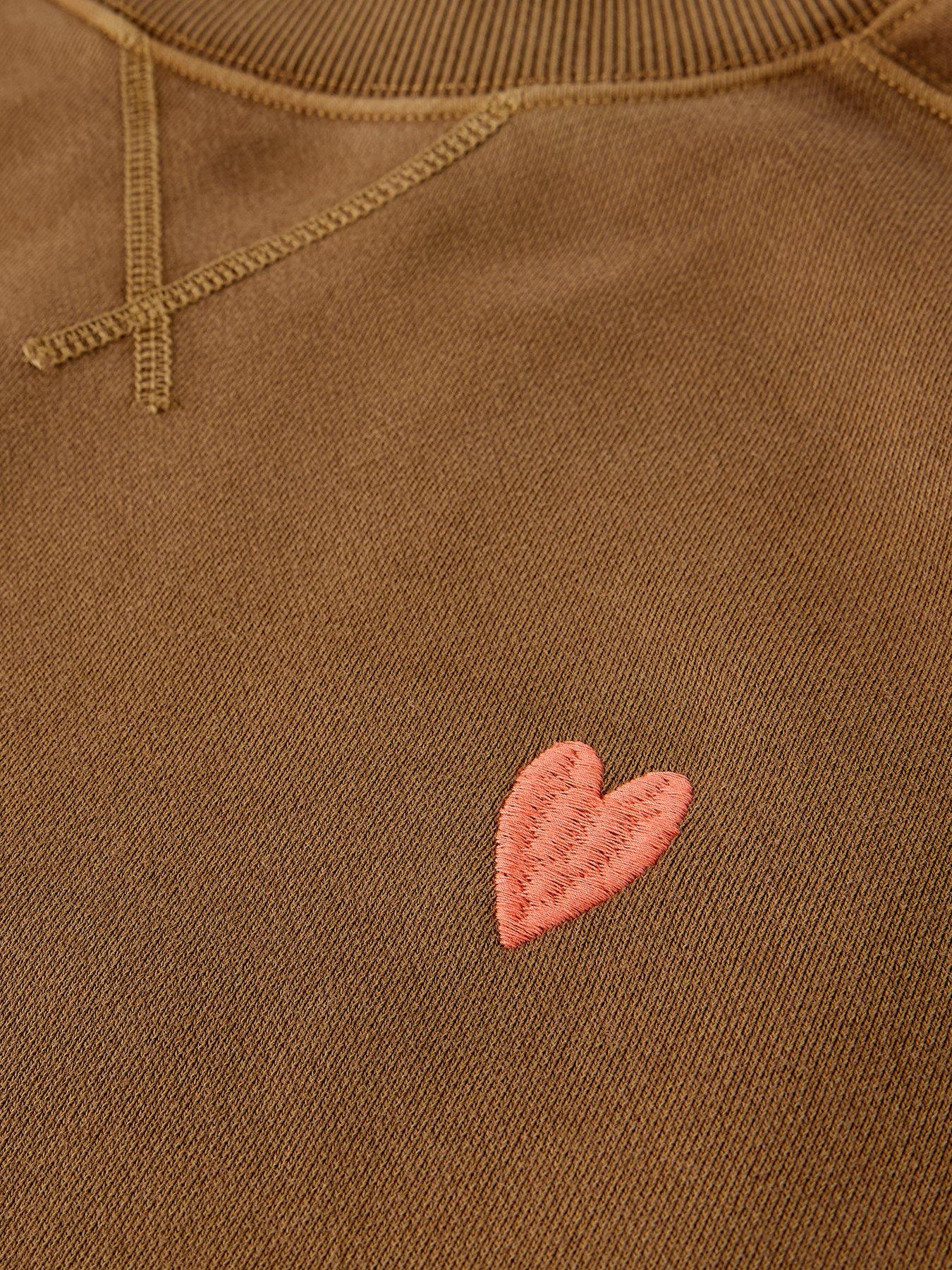 Image 6 of 6 of White Stuff Daydreamer Crew Neck Sweatshirt - Brown