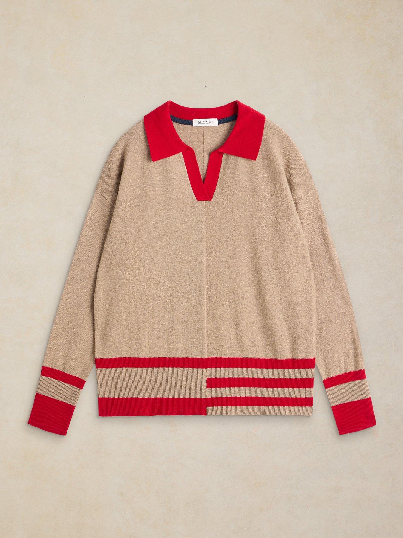 Image 5 of 6 of White Stuff Cara Collar Jumper