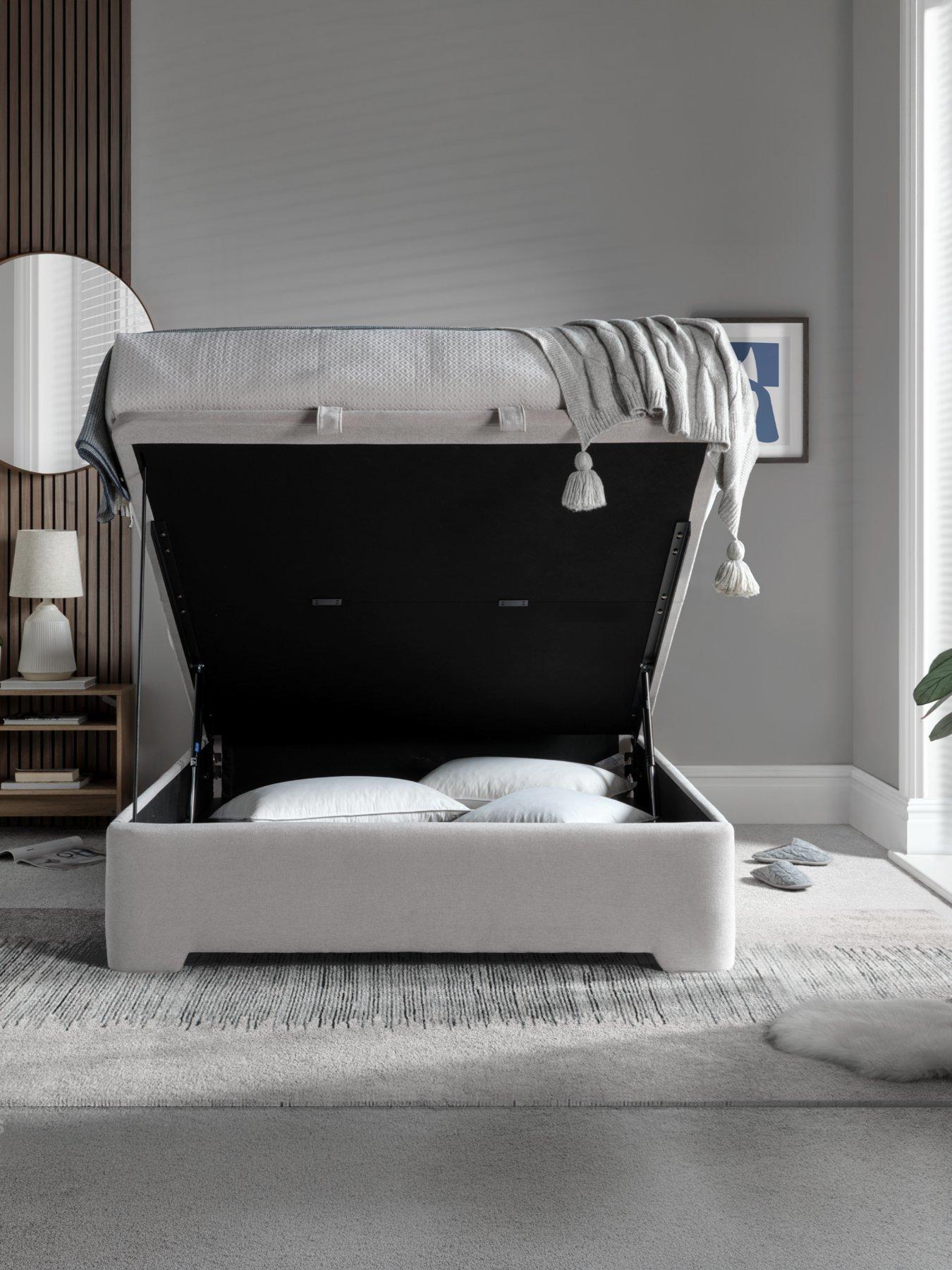 Image 5 of 5 of The Very Collection Sigrid&nbsp;Ottoman Storage Bed with Mattress Options (Buy &amp; SAVE!) - Natural