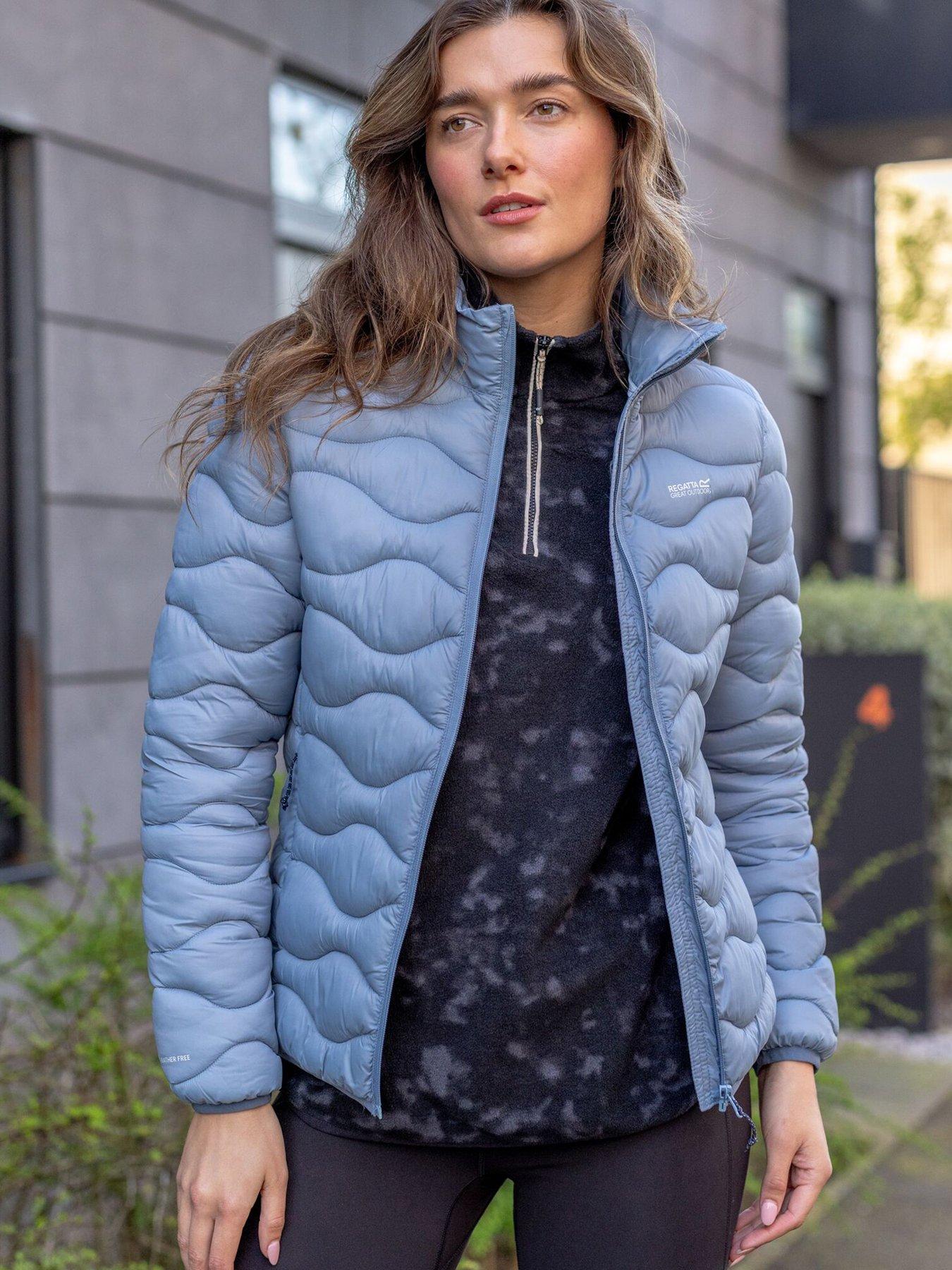 Image 1 of 7 of Regatta Ladies Hydi Baffled/quilted-dusky Blue.