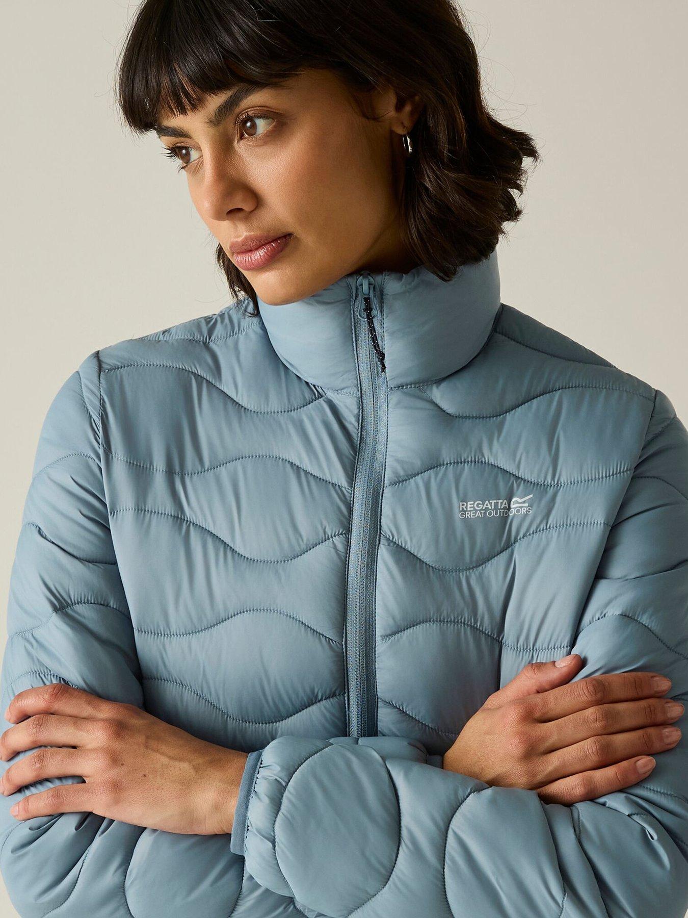 Image 2 of 7 of Regatta Ladies Hydi Baffled/quilted-dusky Blue.