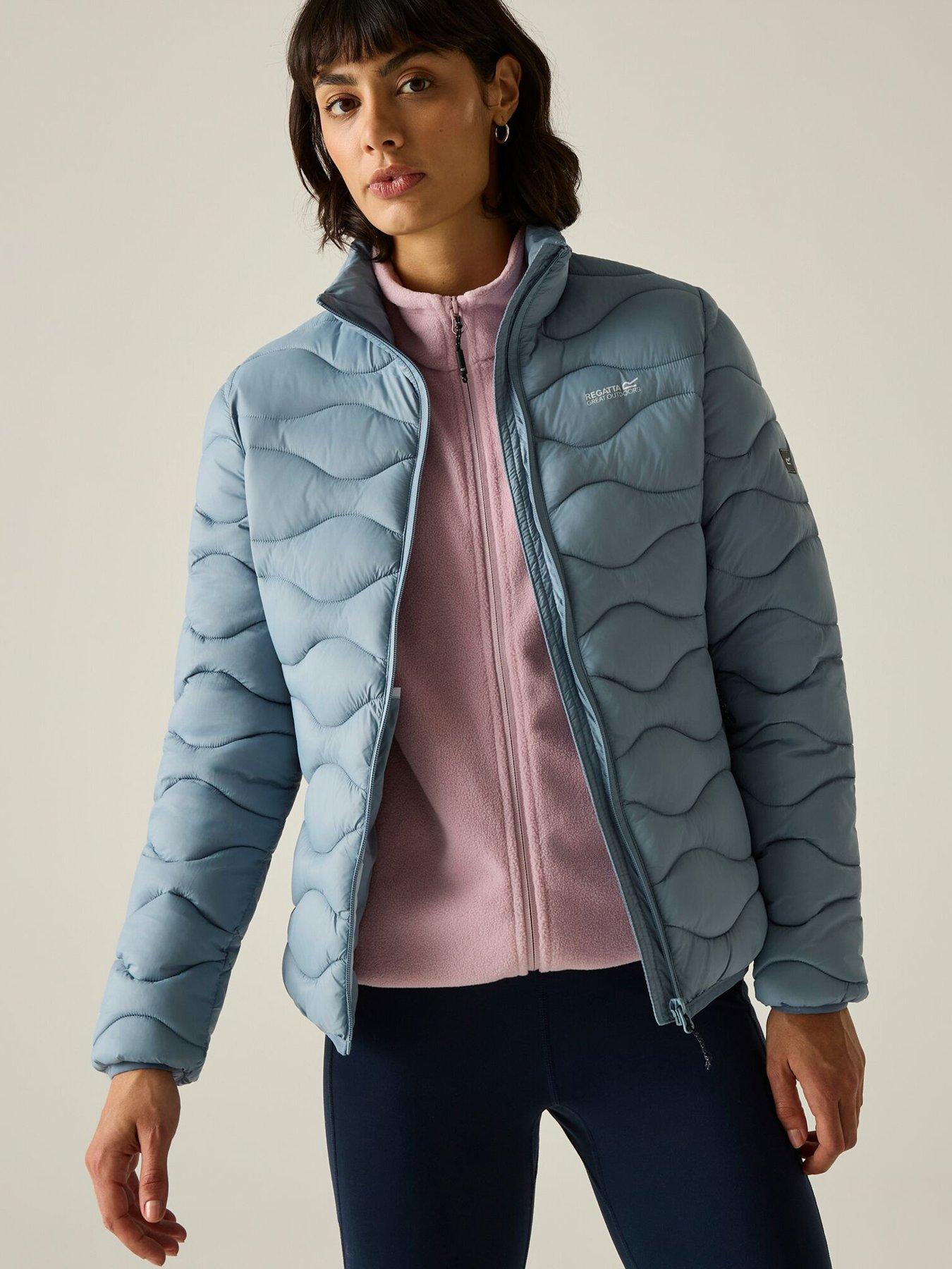 Image 3 of 7 of Regatta Ladies Hydi Baffled/quilted-dusky Blue.