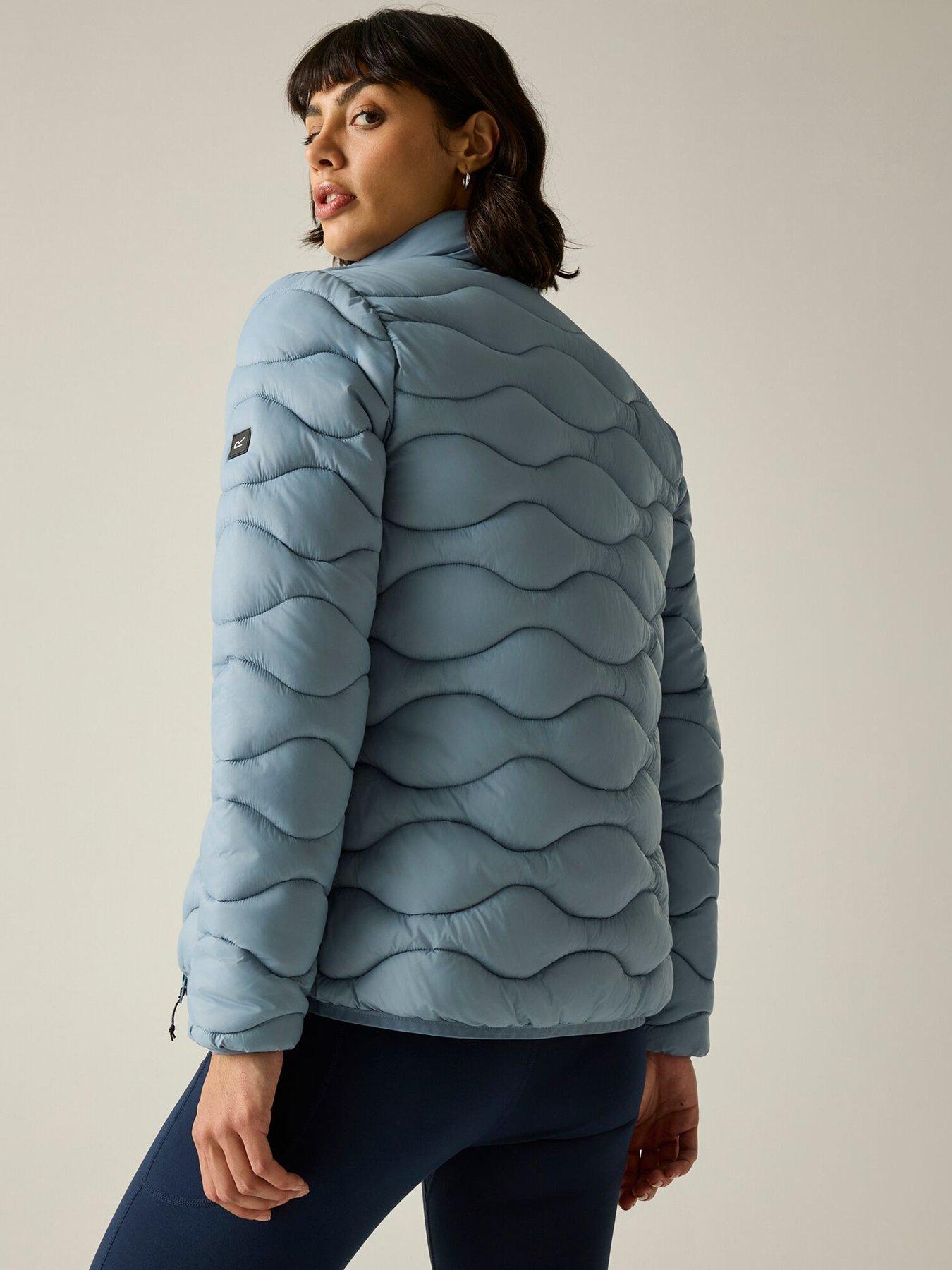 Image 4 of 7 of Regatta Ladies Hydi Baffled/quilted-dusky Blue.