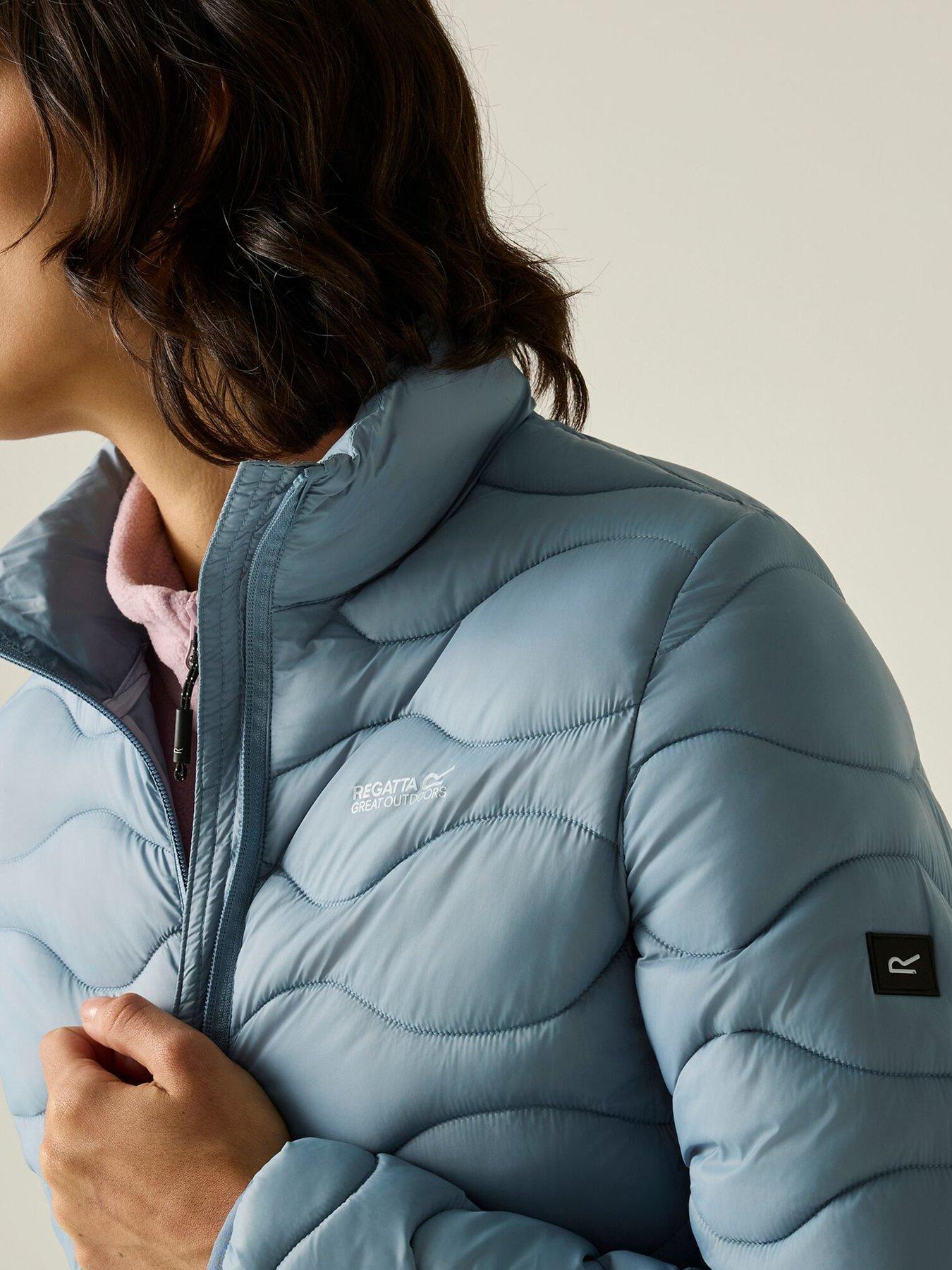 Image 6 of 7 of Regatta Ladies Hydi Baffled/quilted-dusky Blue.