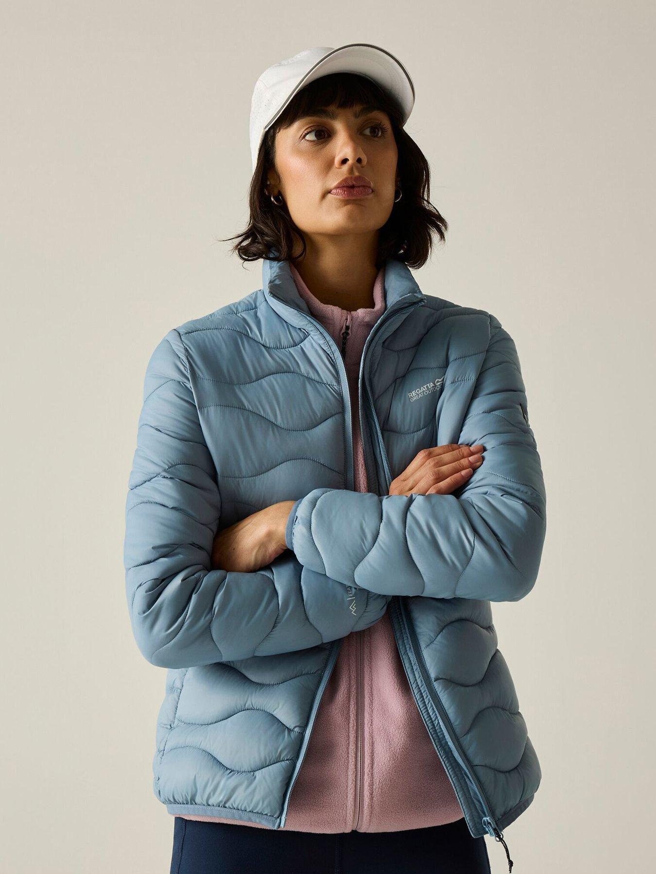 Image 7 of 7 of Regatta Ladies Hydi Baffled/quilted-dusky Blue.