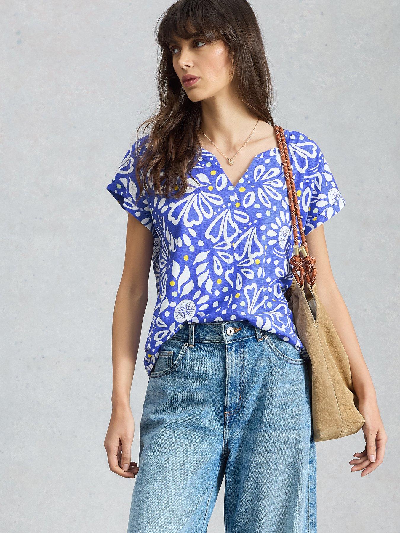 White Stuff Nelly Notch Neck Tee