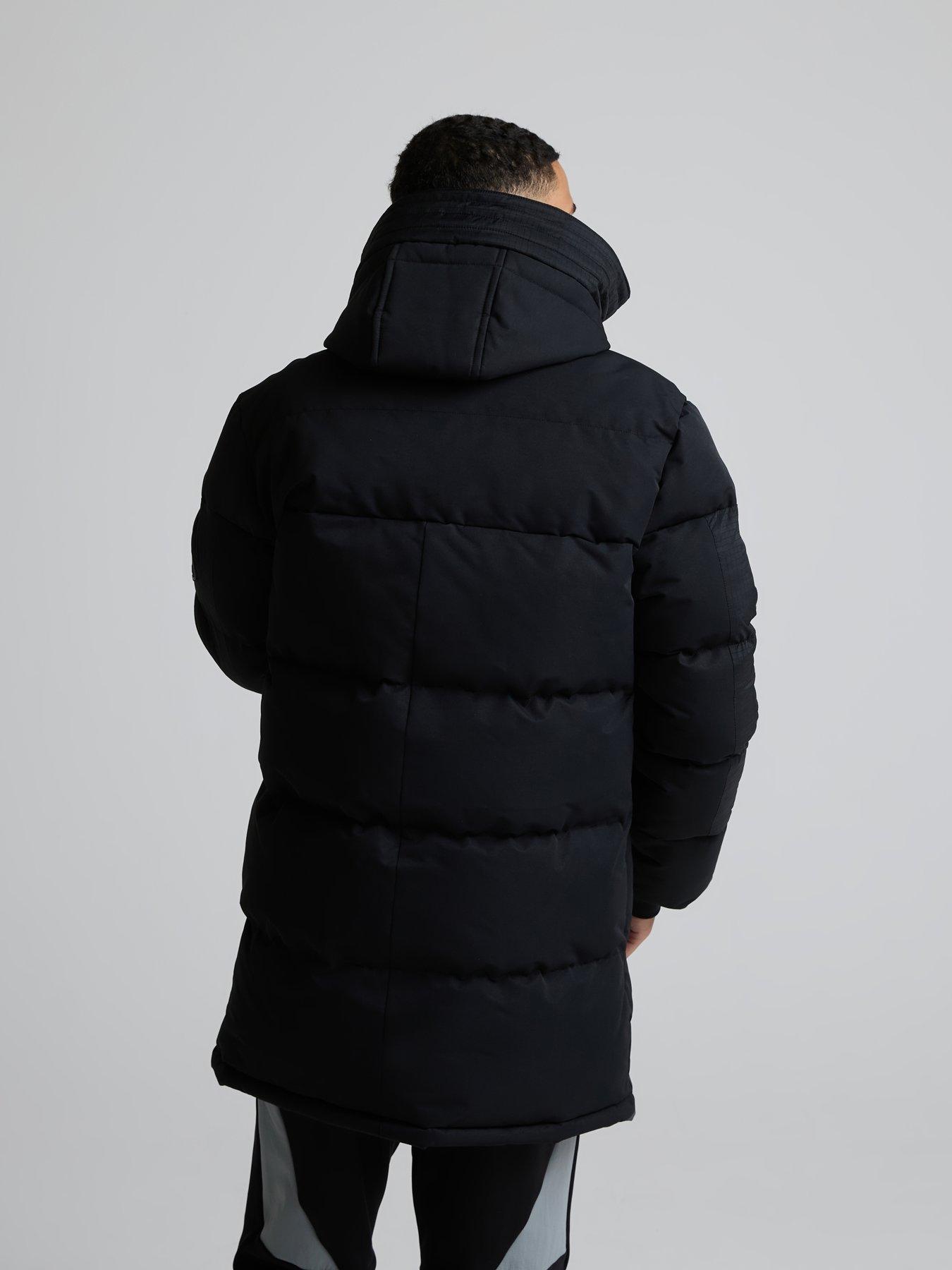 Image 2 of 5 of Zavetti Canada Aylmer 2.0 Longline Padded Parka Jacket - Black