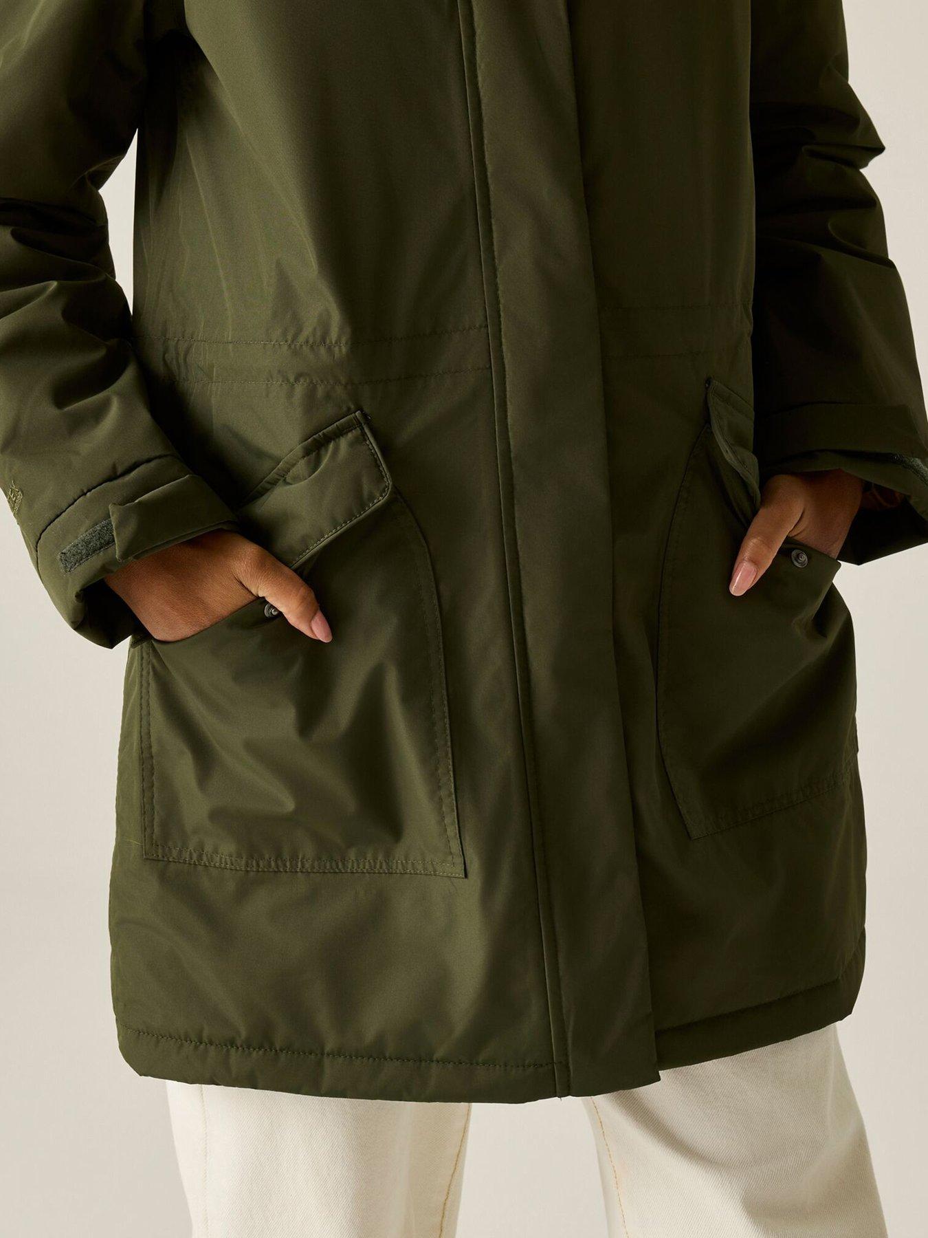 Image 5 of 7 of Regatta Ladies Sophia Waterproof Insulated Jacket-dark Khaki