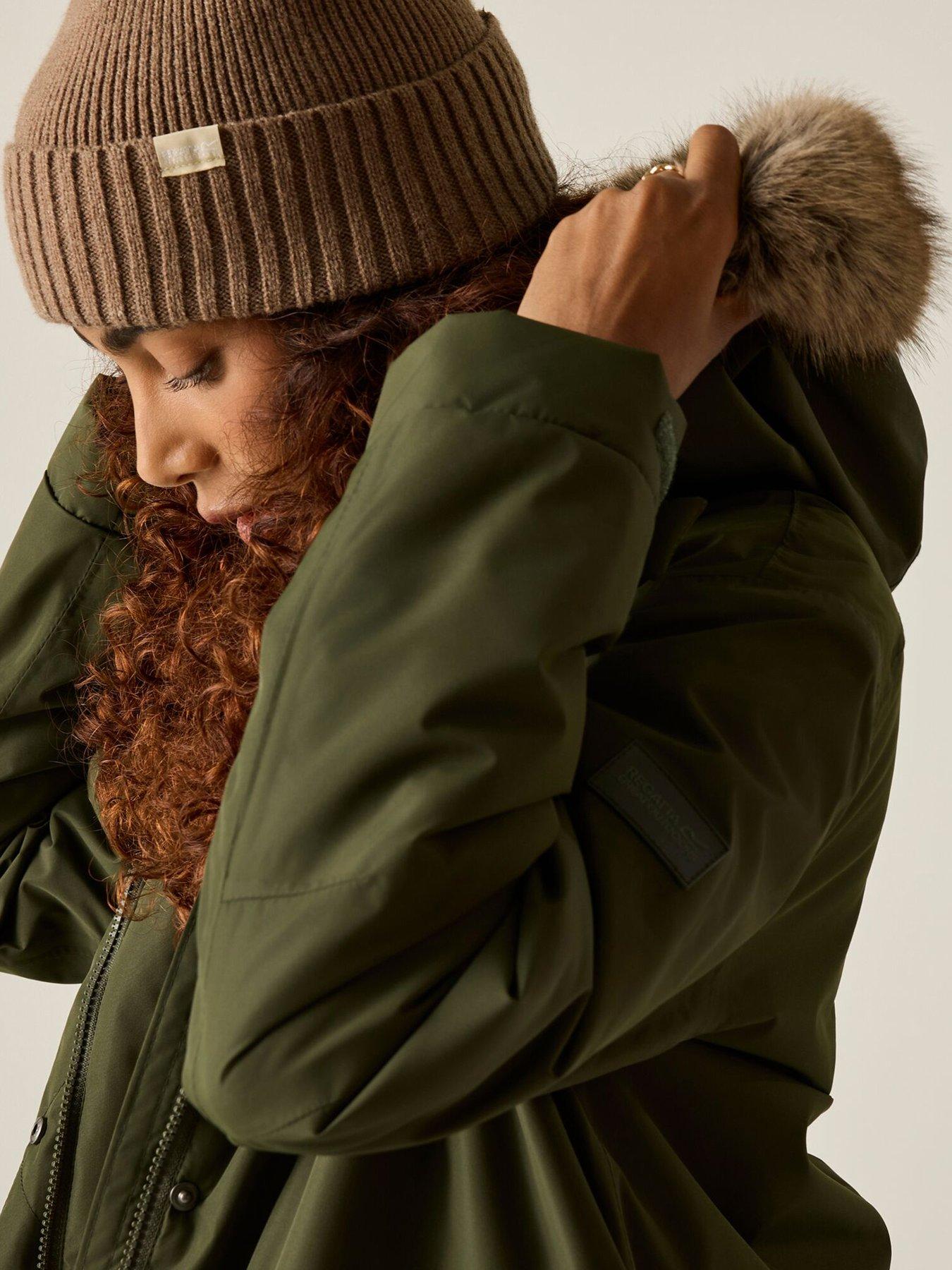 Image 6 of 7 of Regatta Ladies Sophia Waterproof Insulated Jacket-dark Khaki