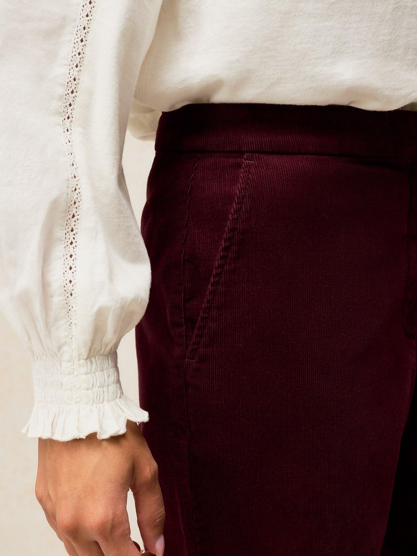 Image 4 of 5 of White Stuff Illy Cord Crop Trouser