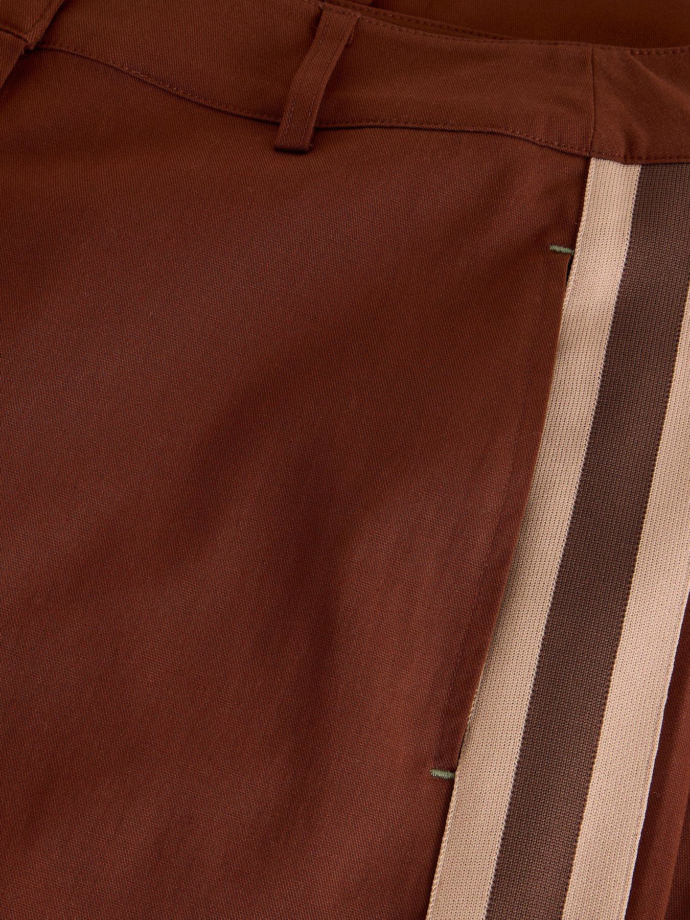 Image 6 of 6 of White Stuff Kenna Side Stripe Trousers - Brown
