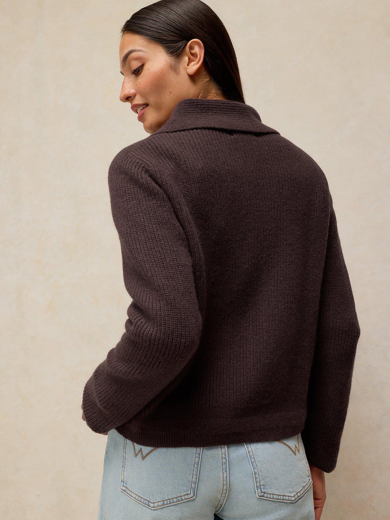 Image 2 of 5 of White Stuff Rib Scarf Cardi