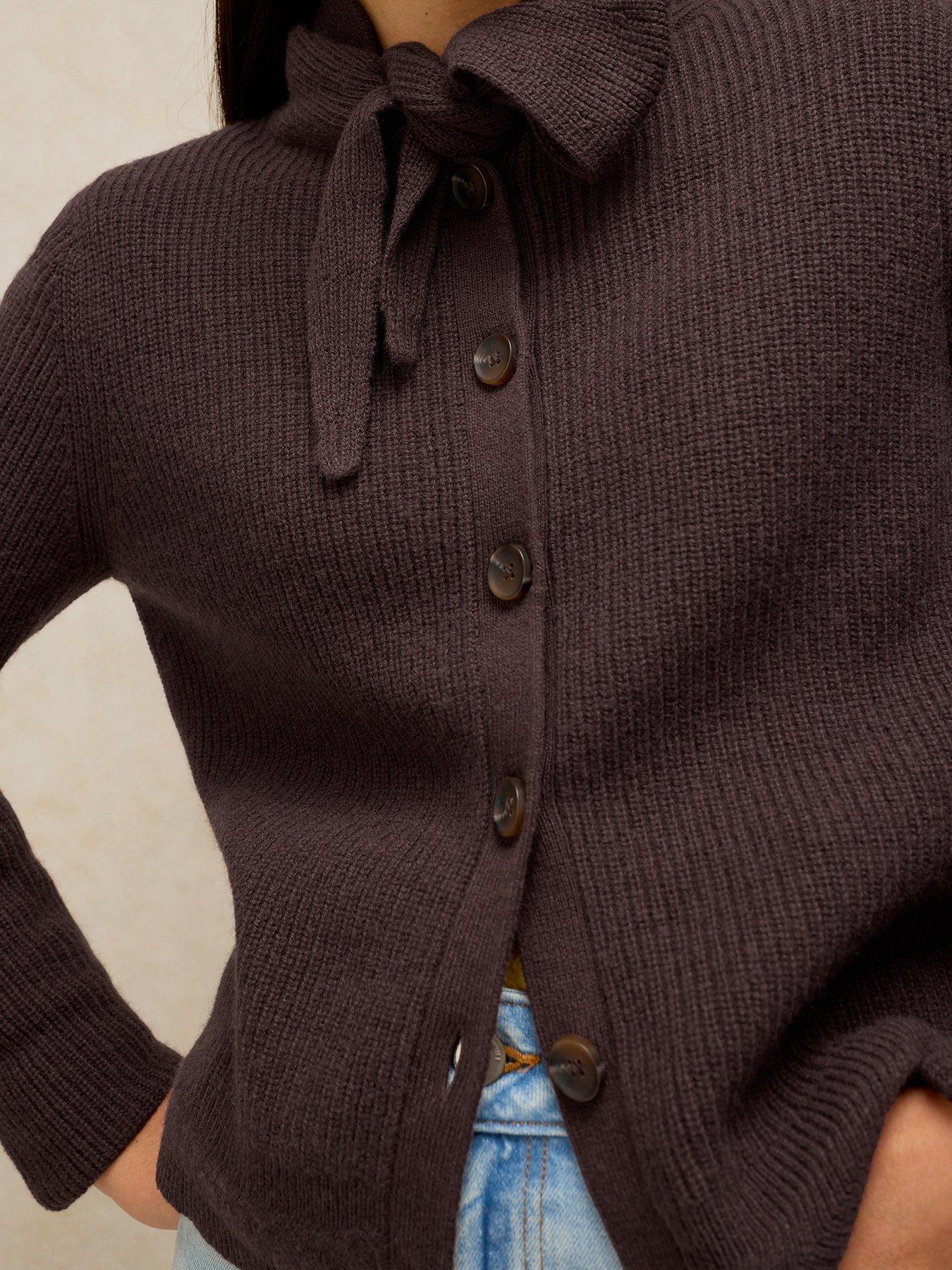 Image 4 of 5 of White Stuff Rib Scarf Cardi
