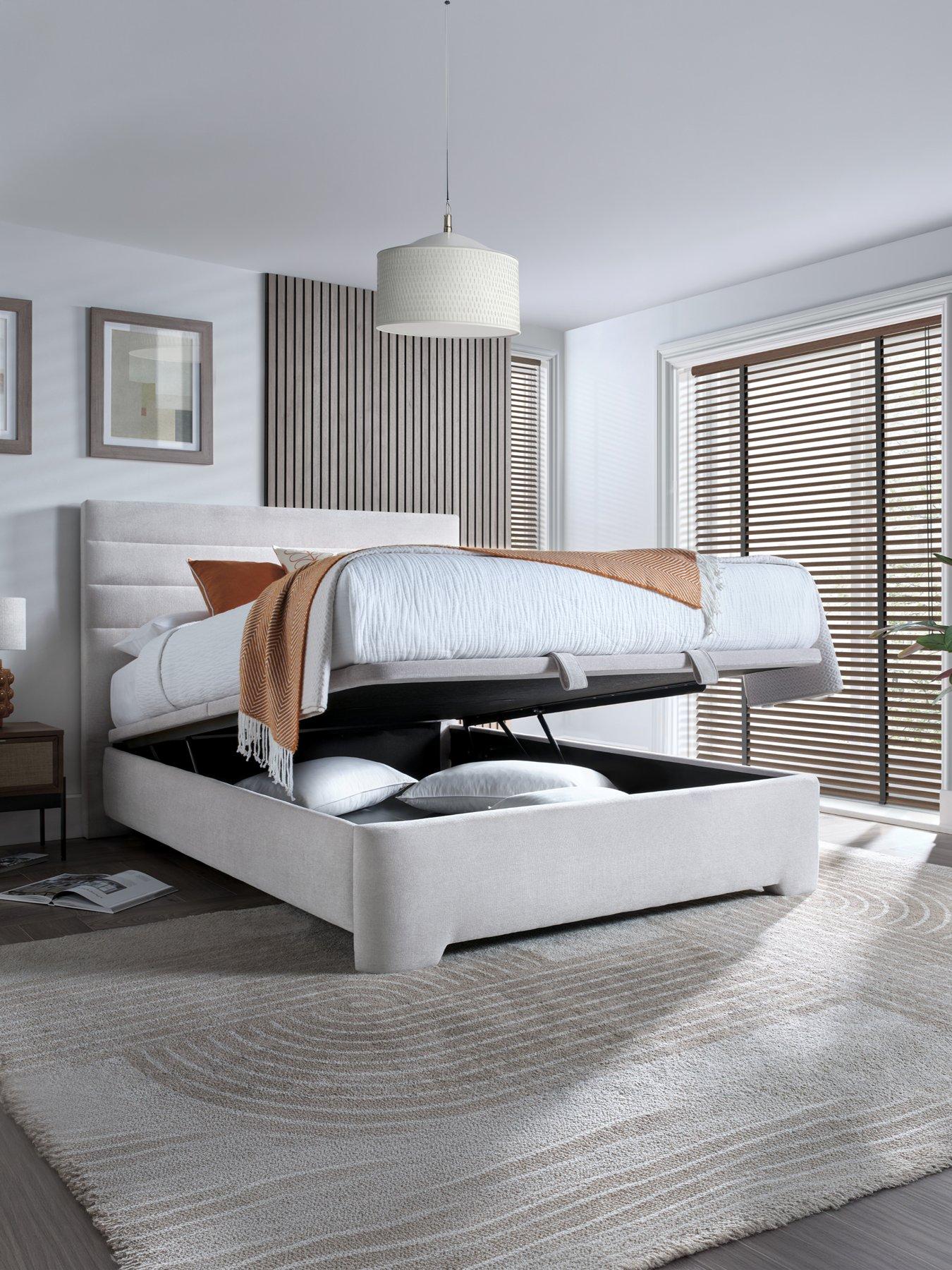 Image 3 of 4 of The Very Collection Sona Double With Ottoman Storage