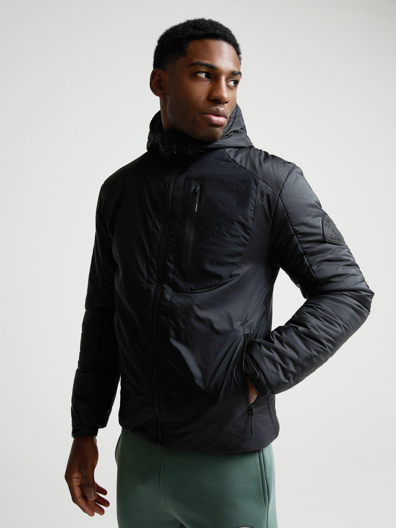 Zavetti Canada Zavetti Canada Woolltari Insulated Technical Hooded Jacket - Black