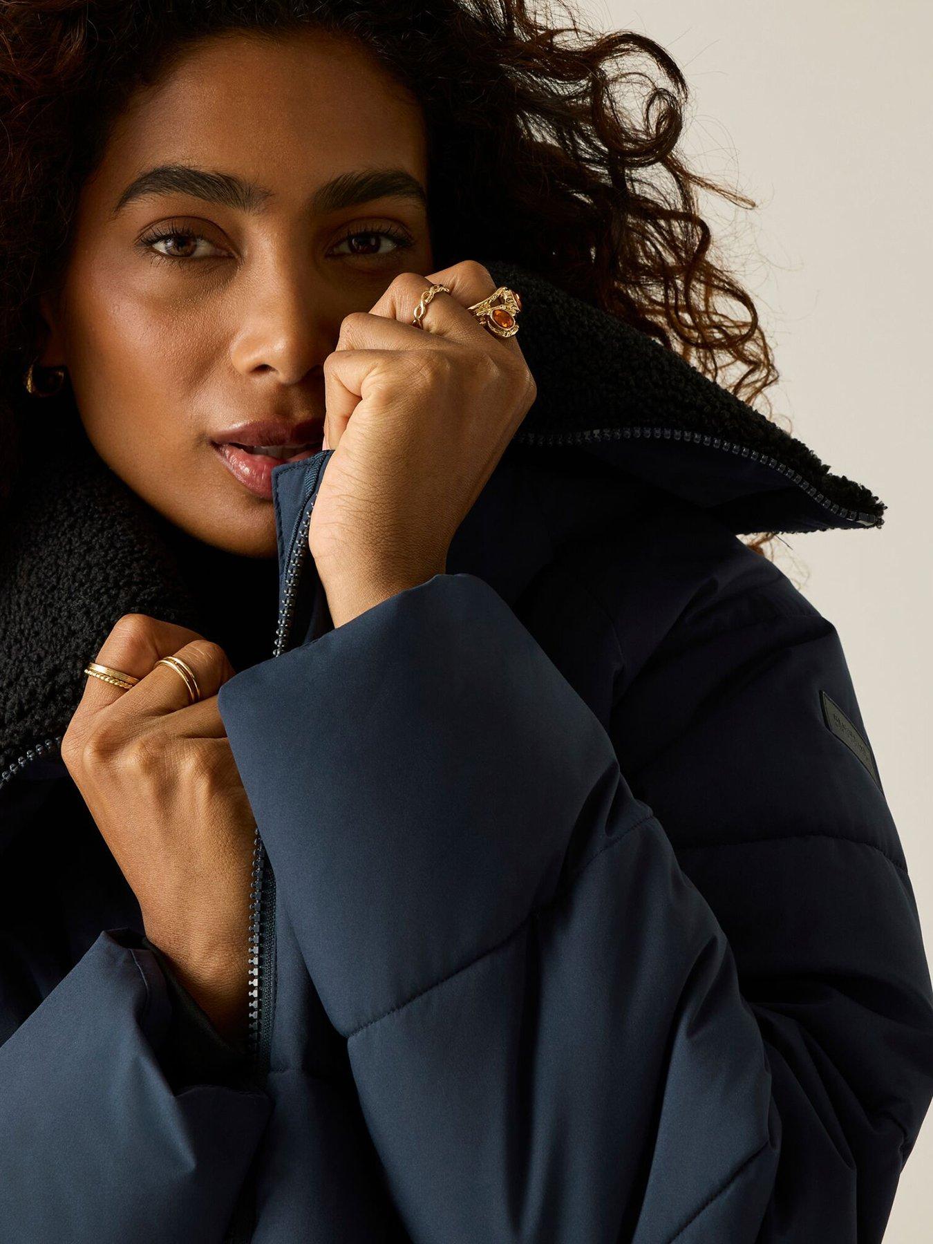 Image 2 of 7 of Regatta Ladies Kayana Baffled/quilted-navy